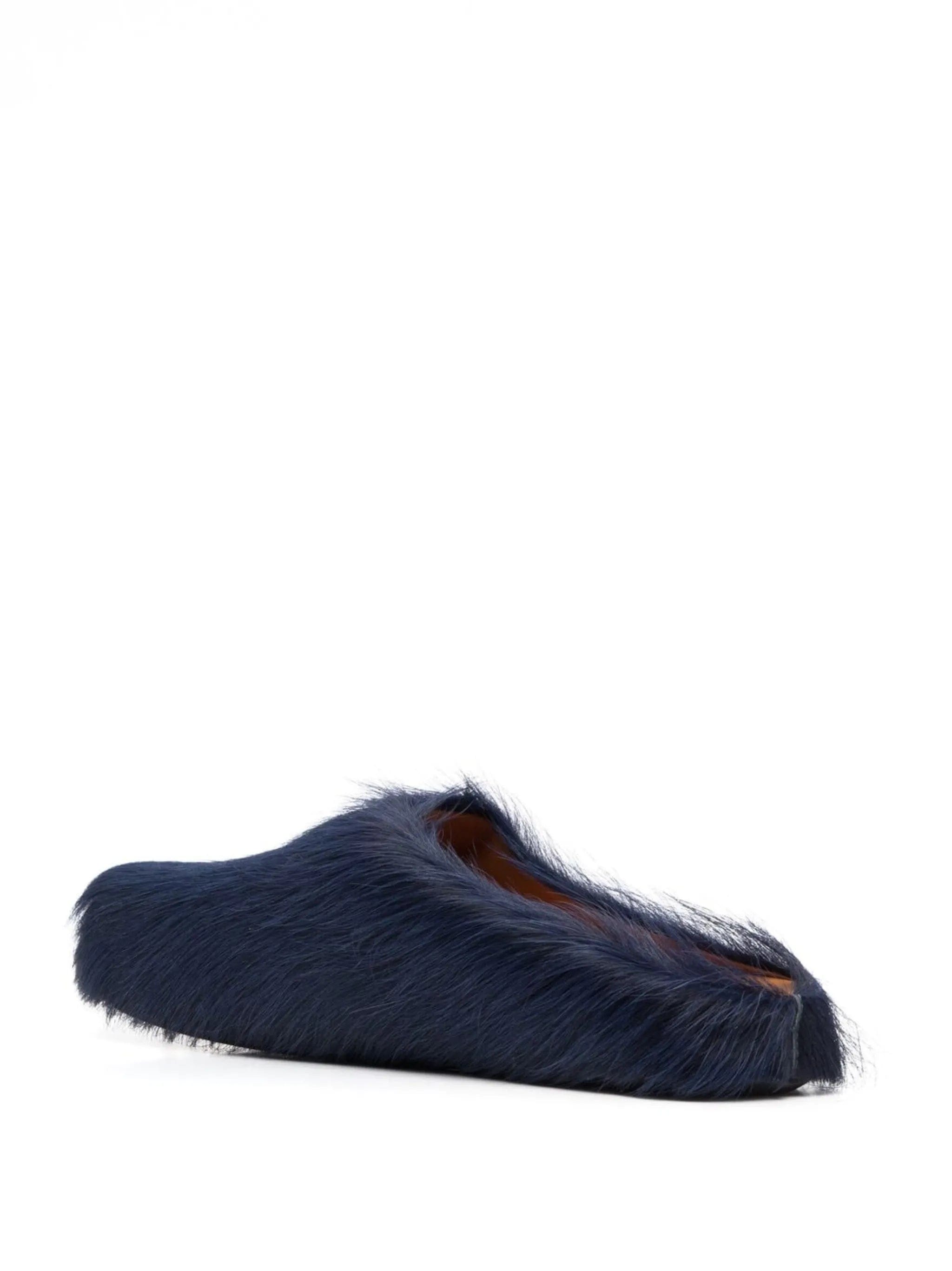 Marni Fussbet Sabot calf - hair slippers