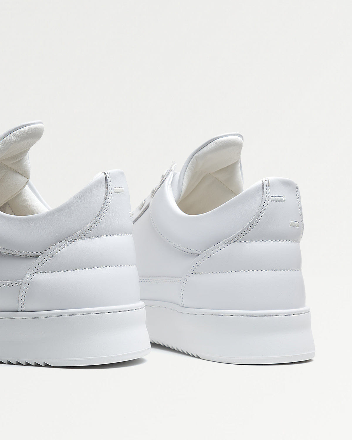 Conventional Low Top Ripple Nappa White