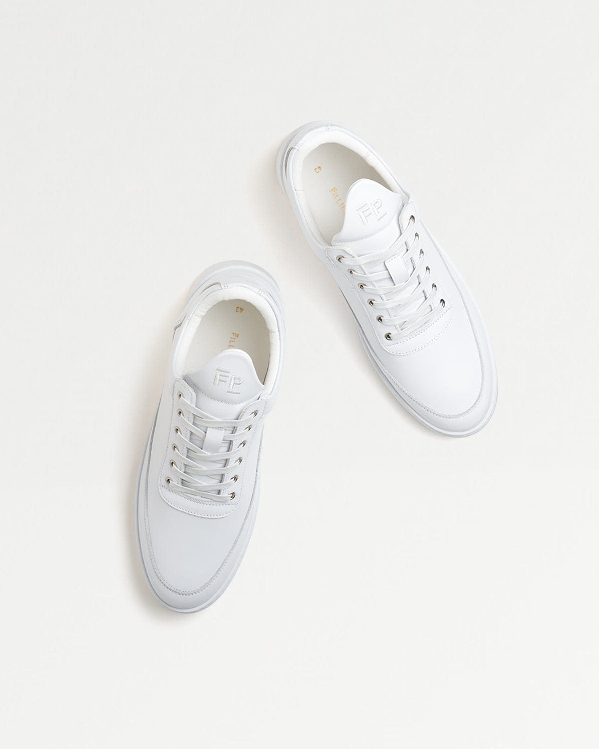 Conventional Low Top Ripple Nappa White