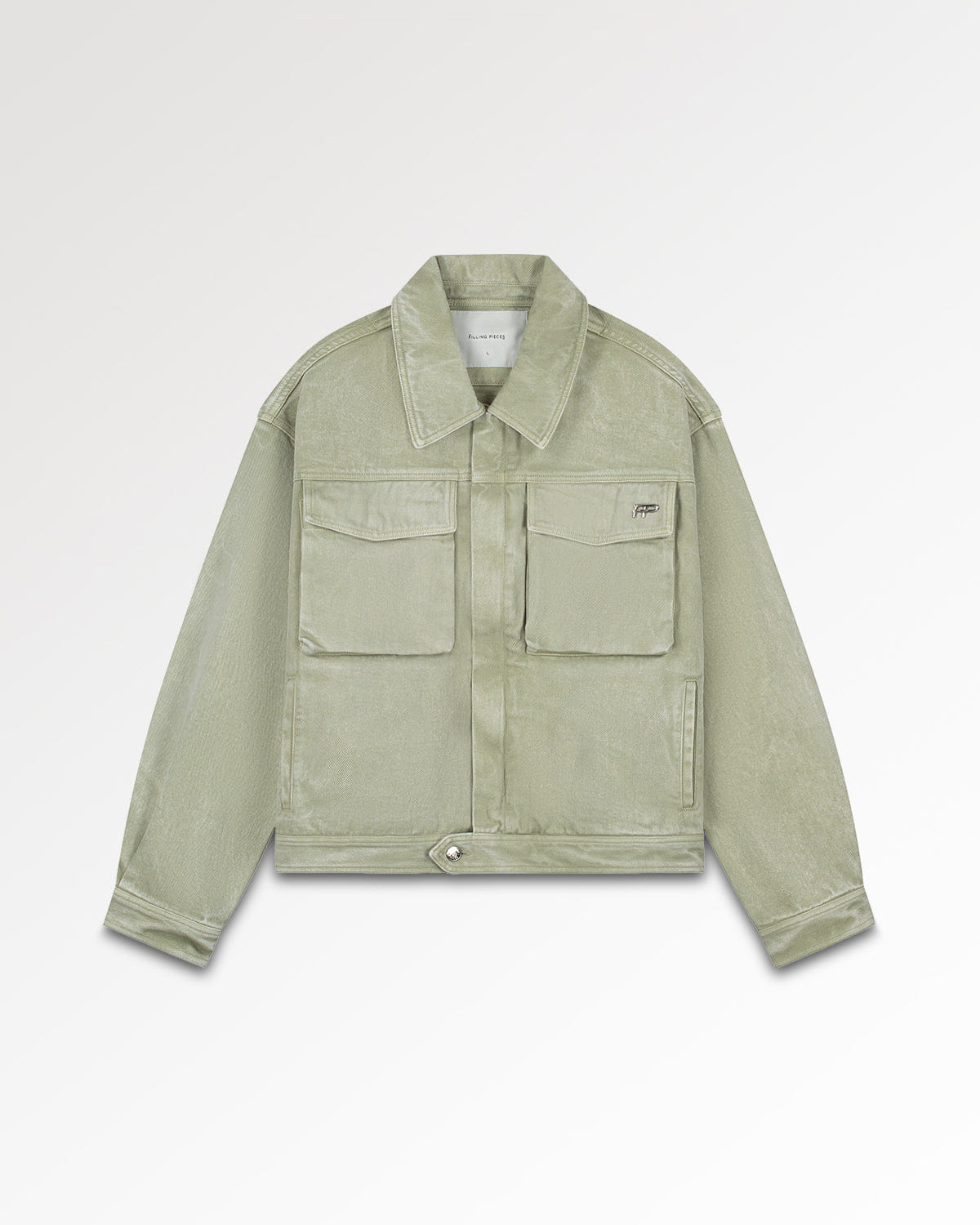 Trend Maven Denim Jacket Tea