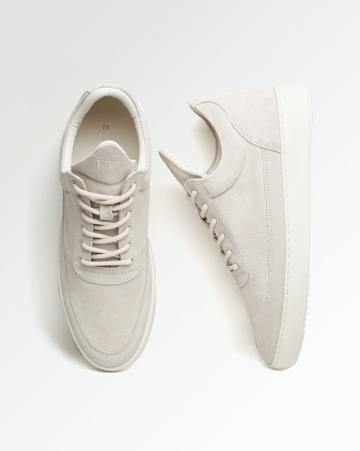 Conventional Low Top Suede Organic Off White