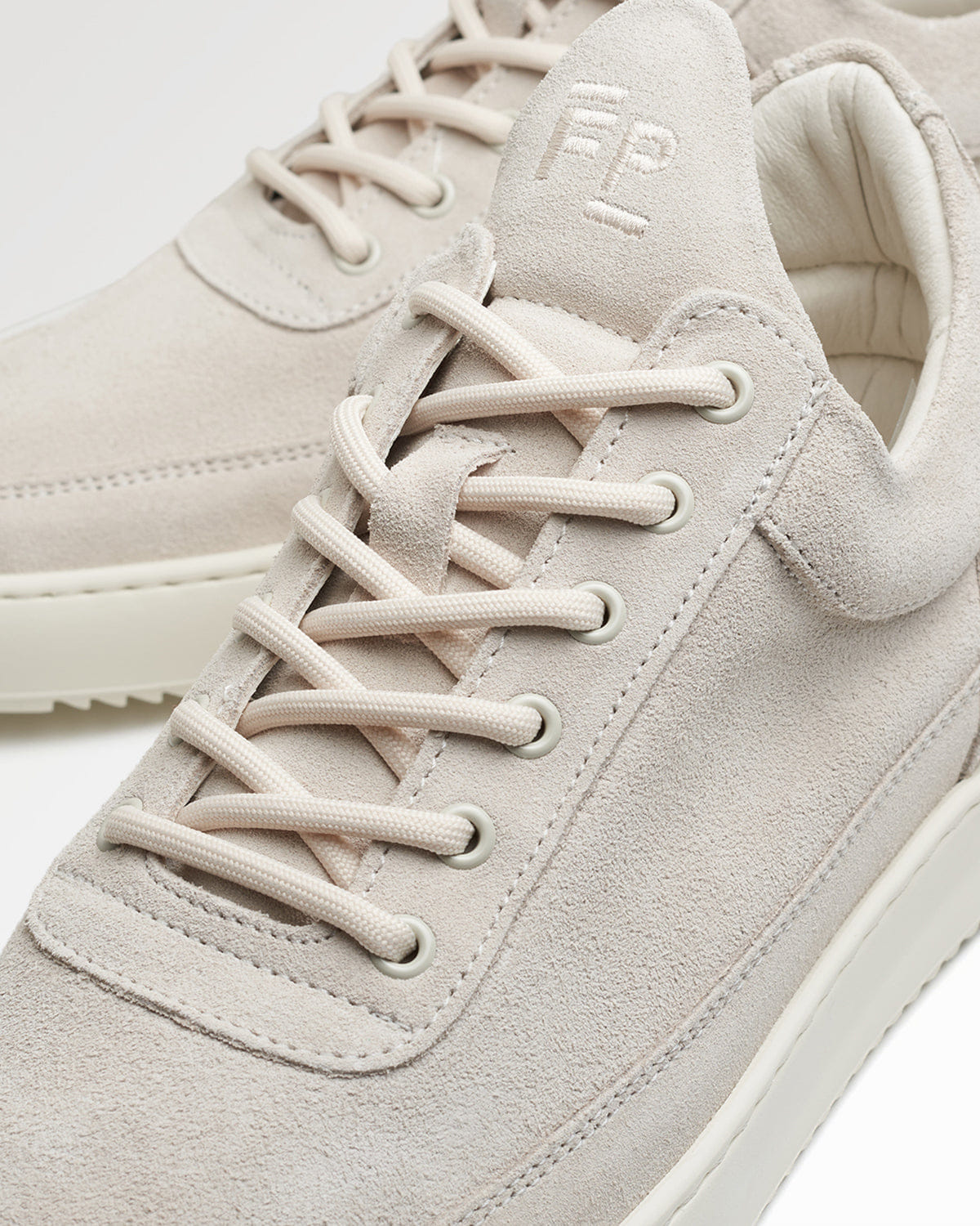 Conventional Low Top Suede Organic Off White