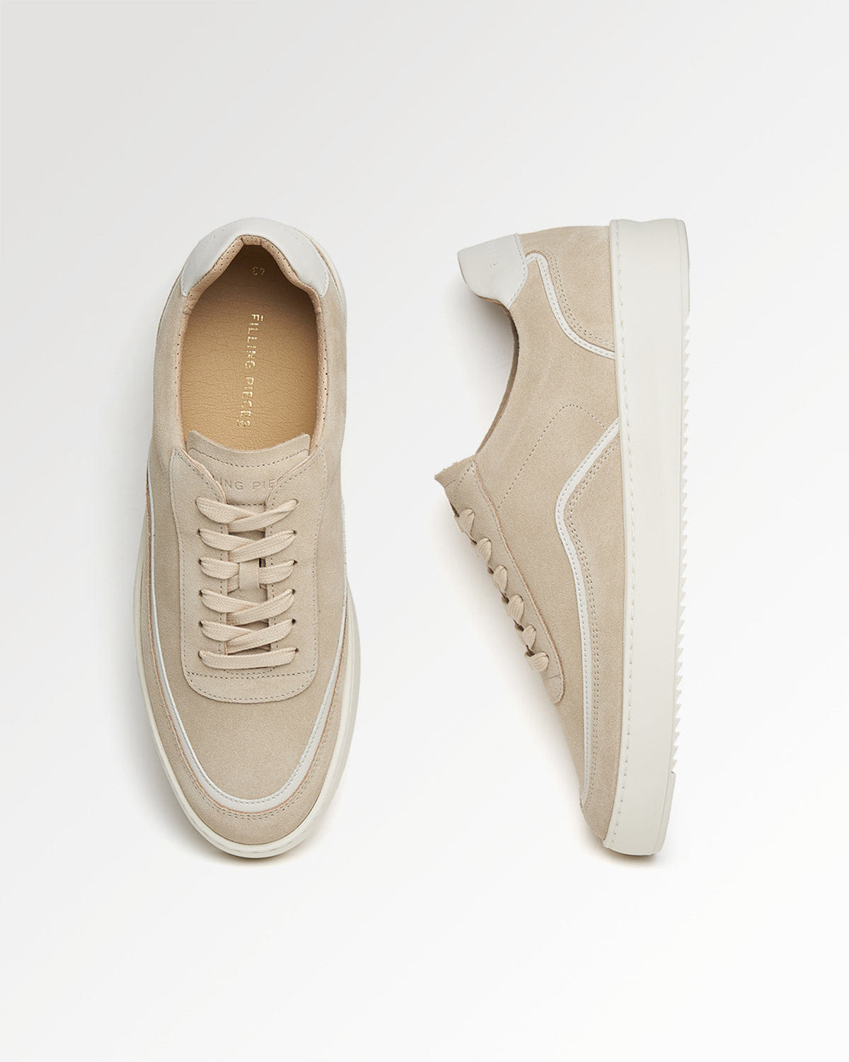 Conventional Mondo Stack Suede Beige