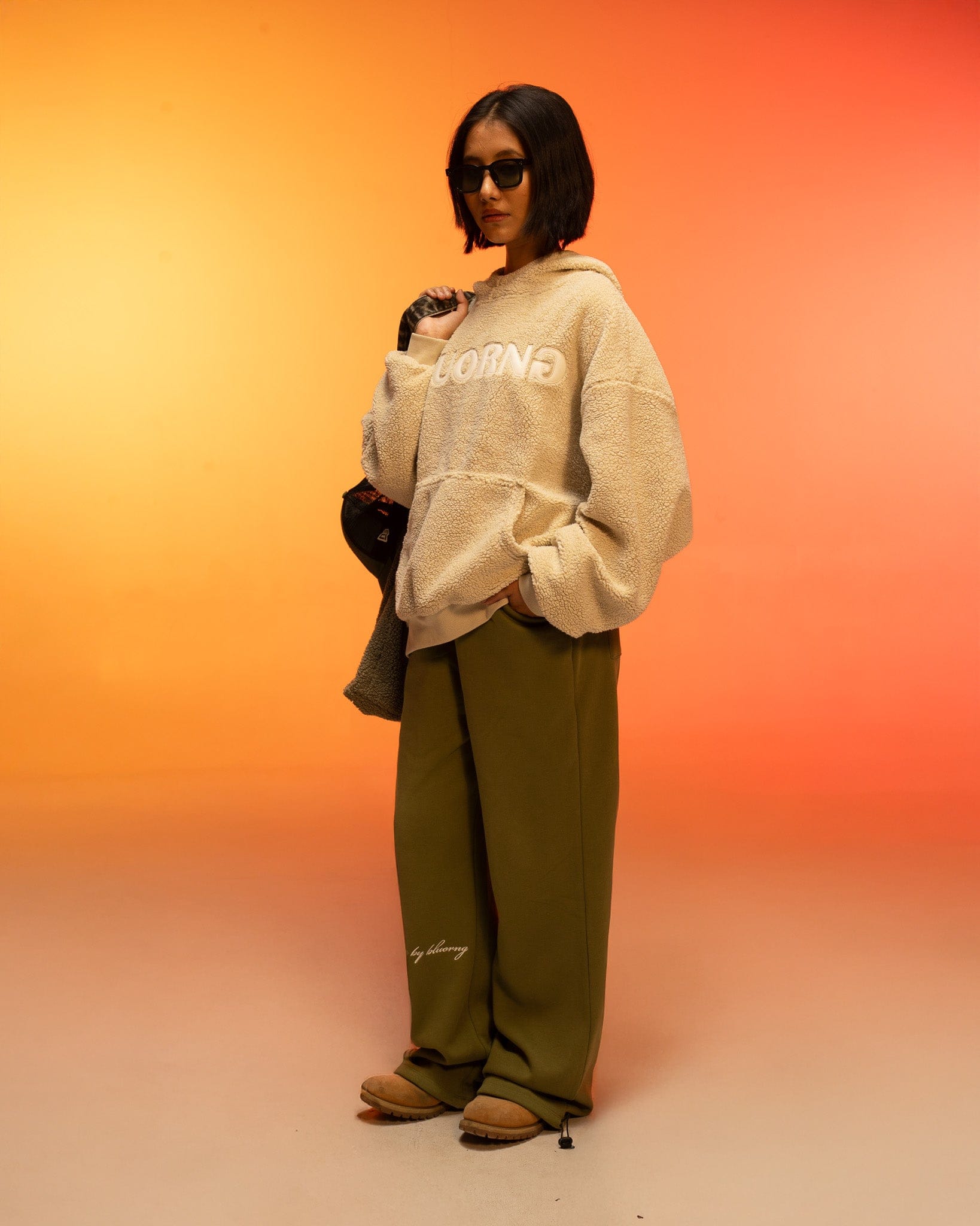 SHERPA Cream Sherpa Hoodie