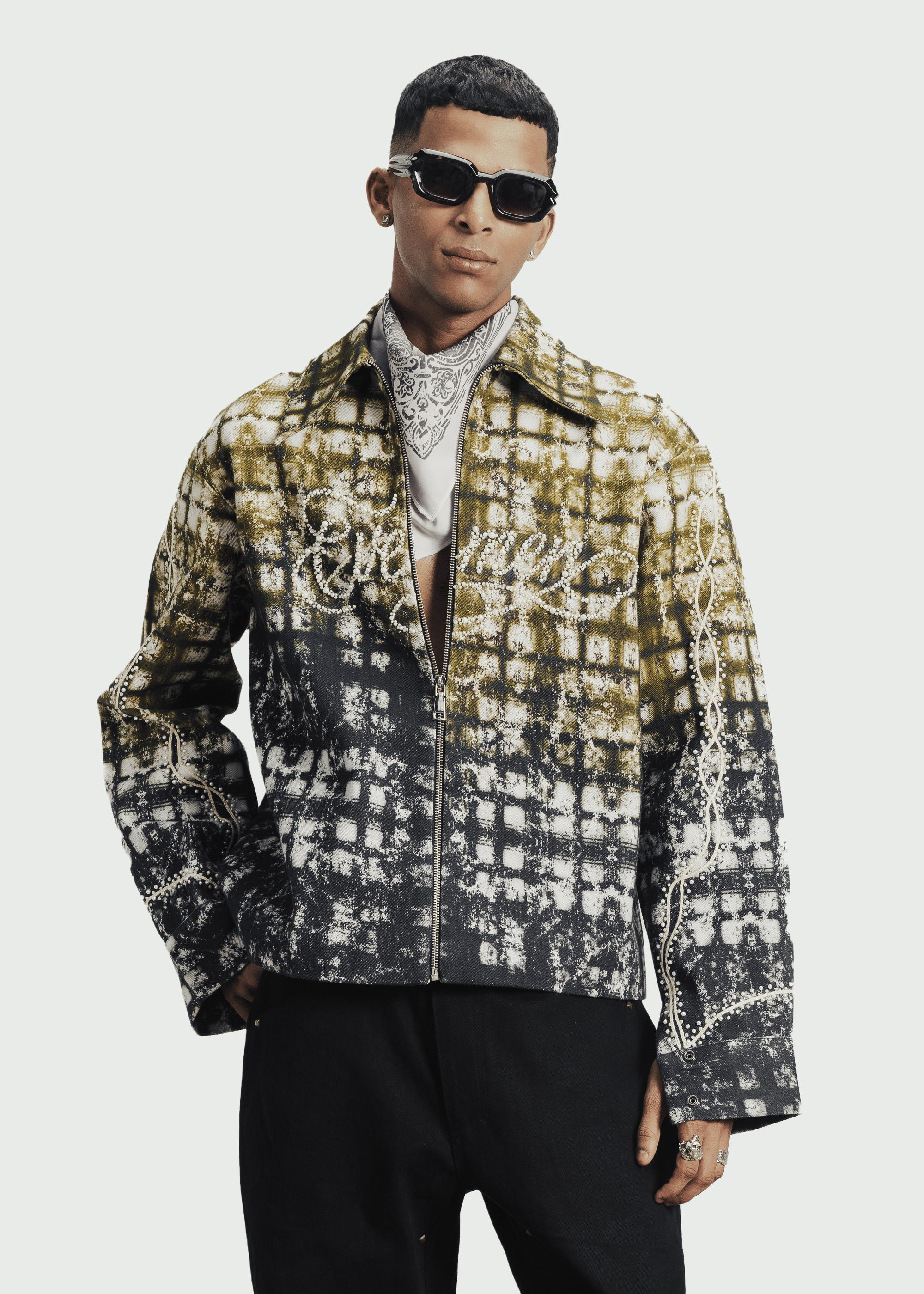 Evemen Pearl stitch FLNL jacket