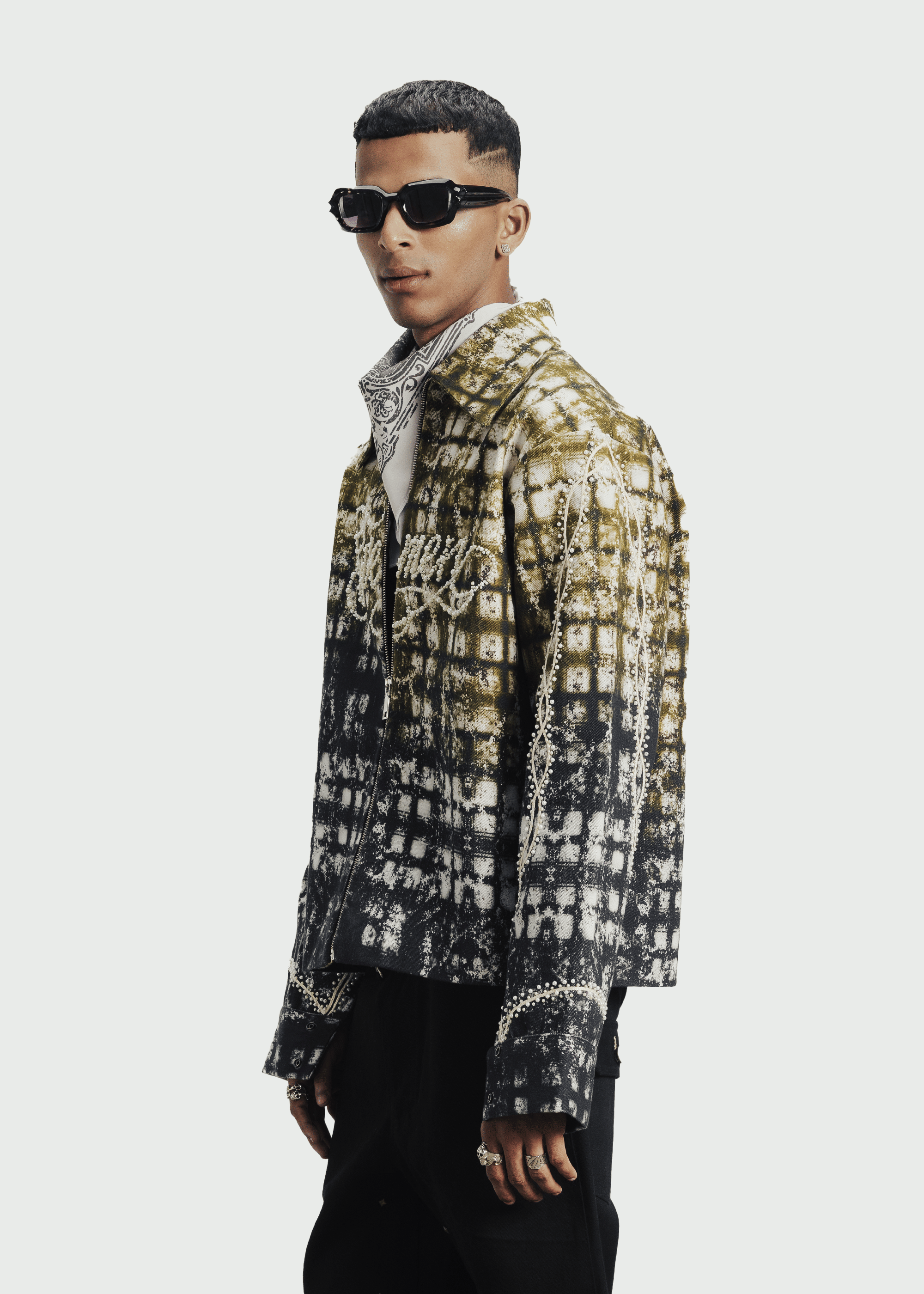 Evemen Pearl stitch FLNL jacket