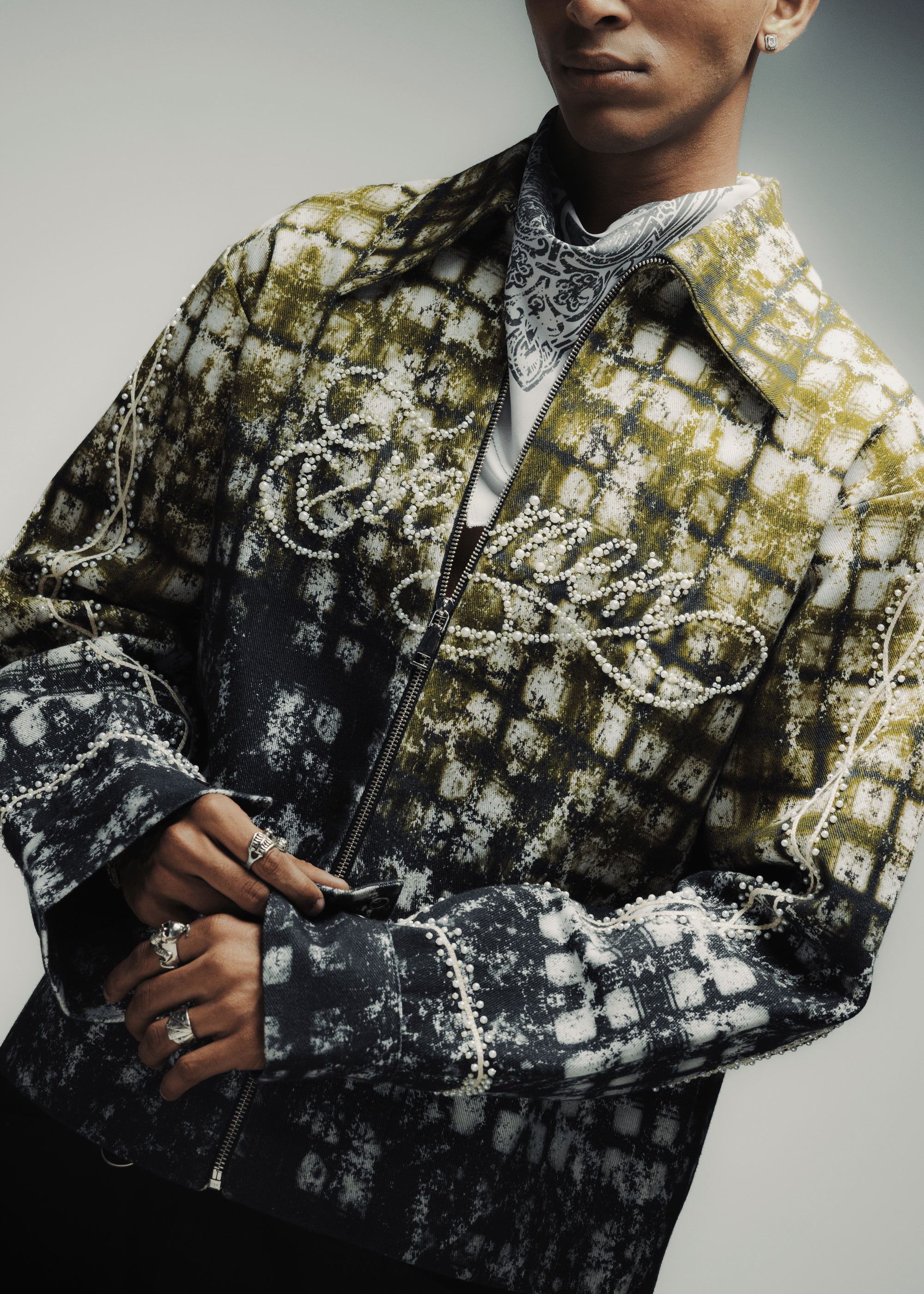 Evemen Pearl stitch FLNL jacket