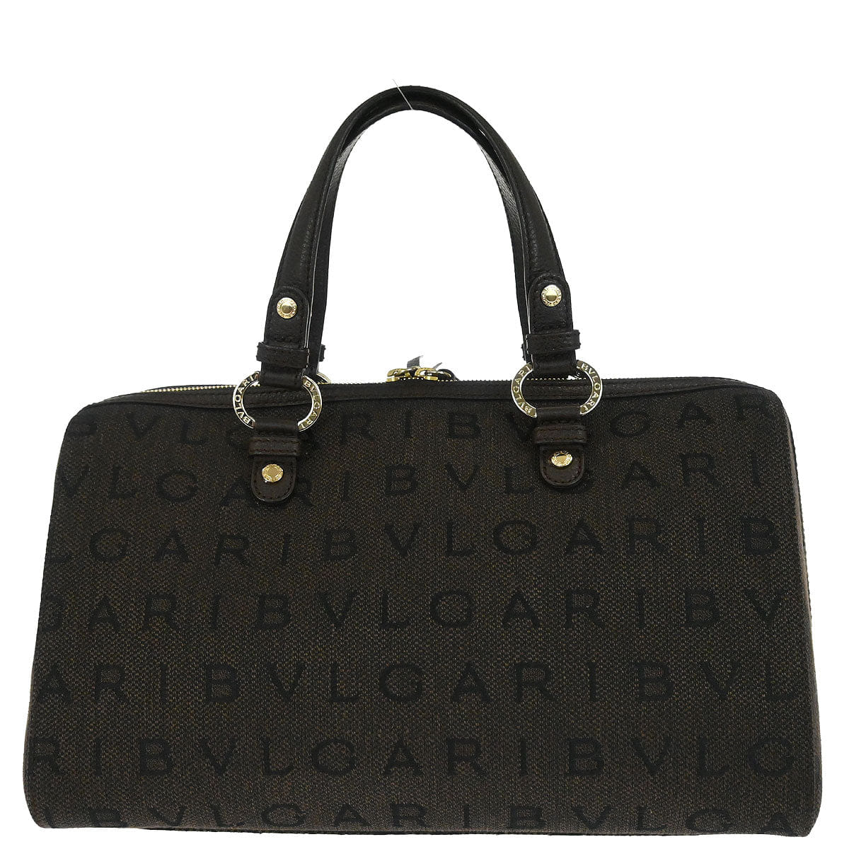 Other Brand Bvlgari Brown Logomania Duffle Handbag