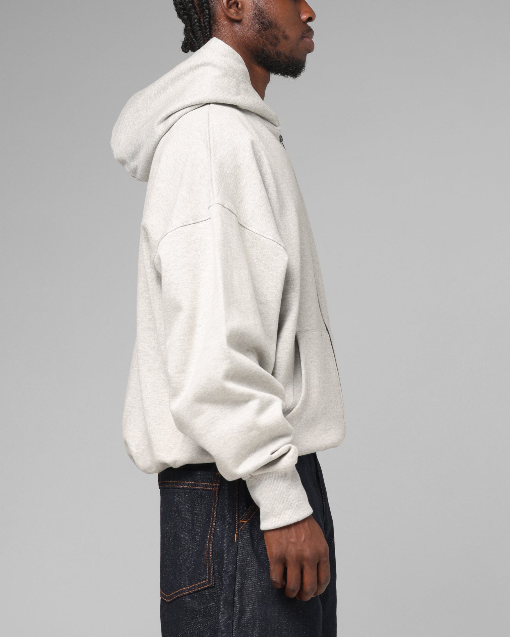 Loiter Hybrid Premium Hoodie Grey