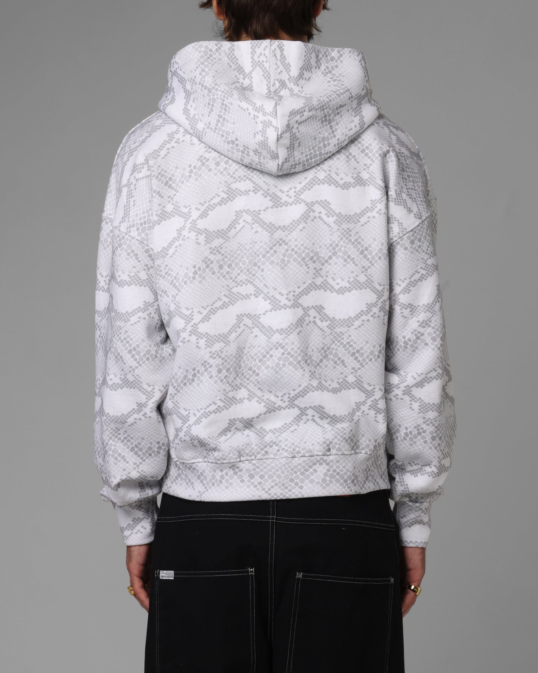 Loiter Slither Zip Hoodie Grey
