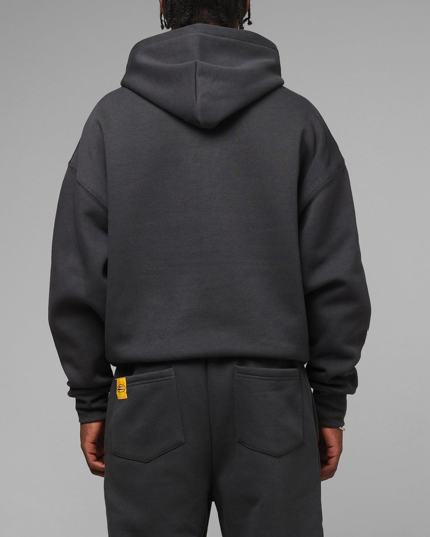 Loiter Hybrid Hoodie Charcoal