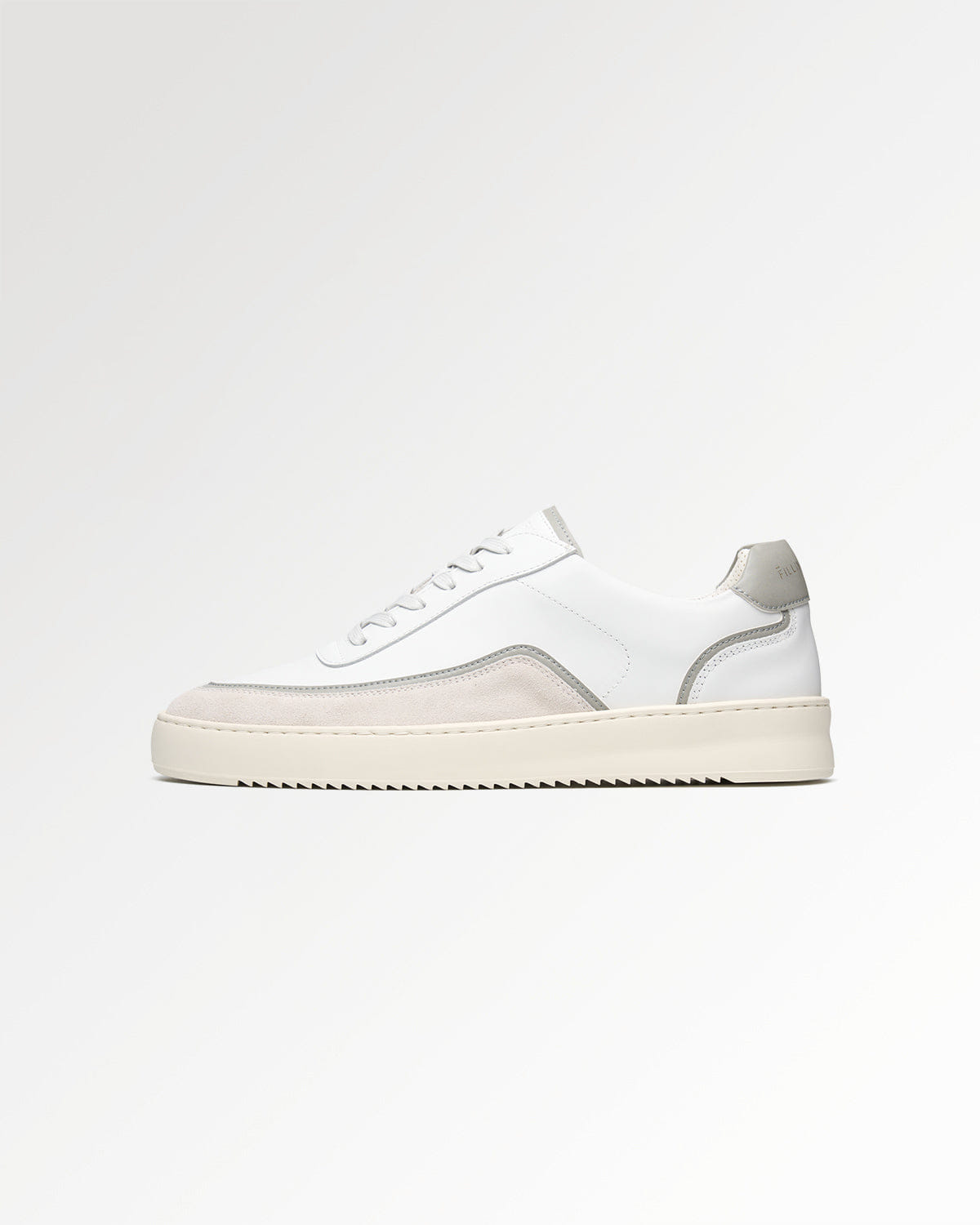 Conventional Mondo Stack Nappa White / Grey