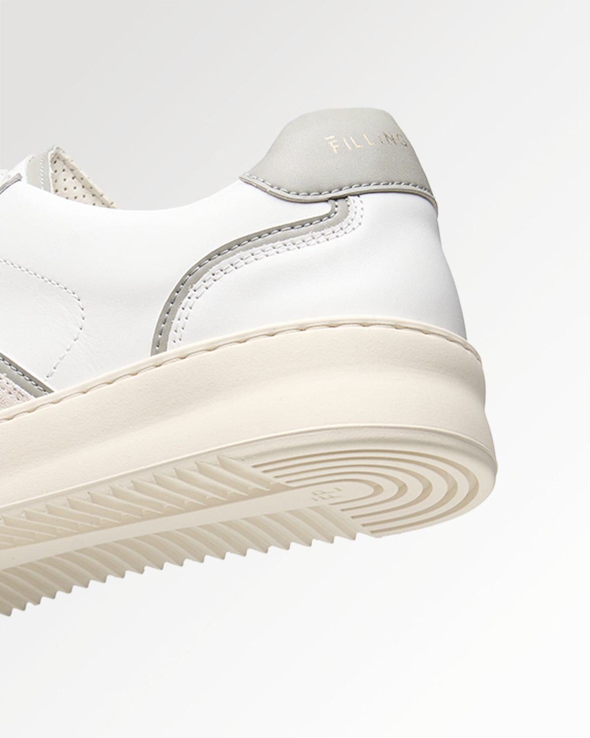 Conventional Mondo Stack Nappa White / Grey