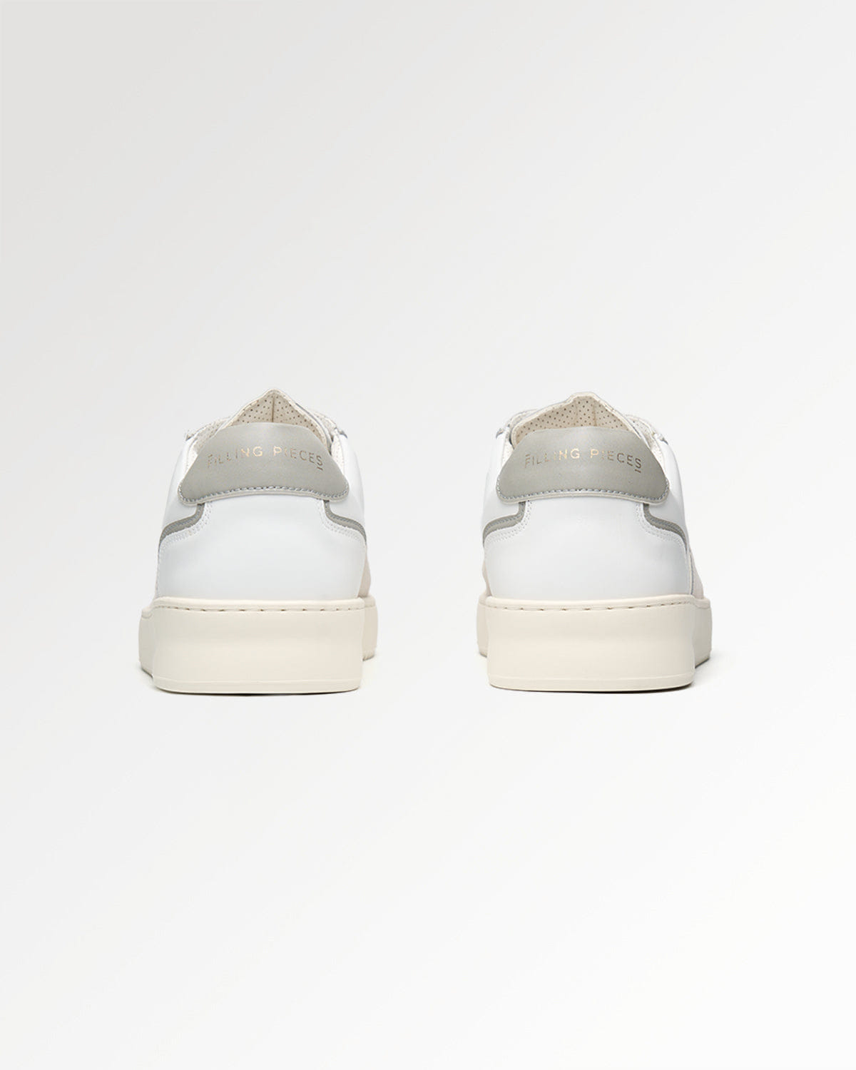 Conventional Mondo Stack Nappa White / Grey
