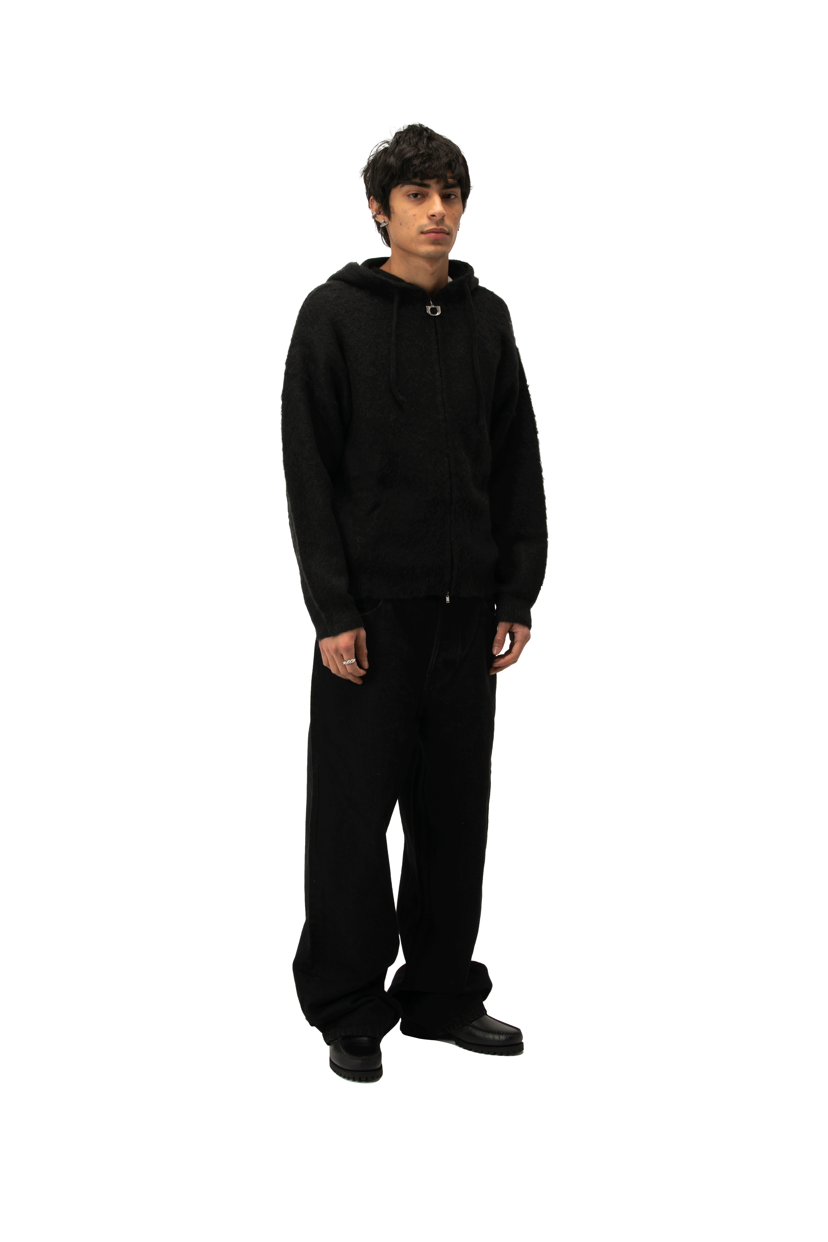 One Block Down Knitted Hoodie