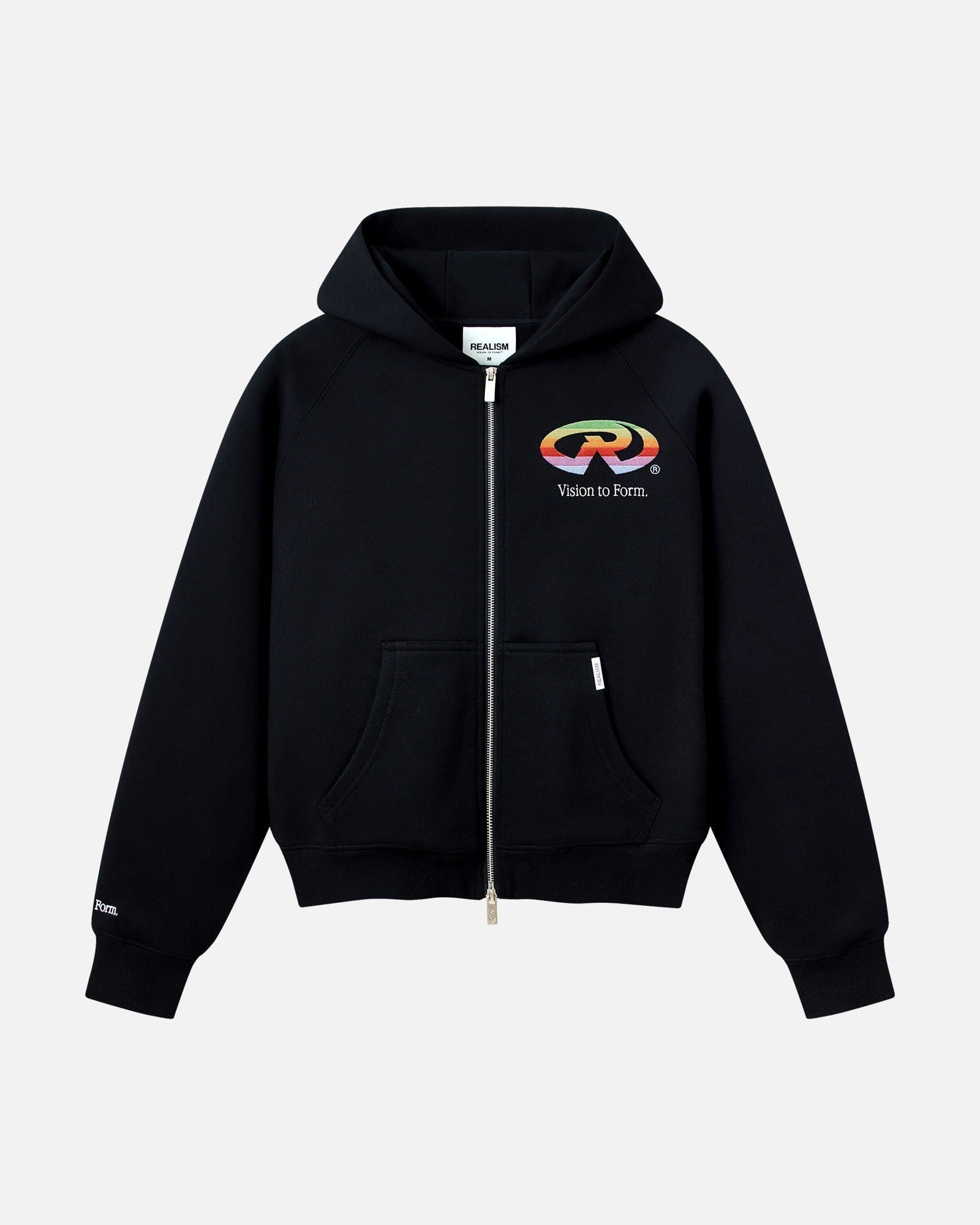 Realism SSS REALISM THINK REAL ZIP HOODIE BLACK