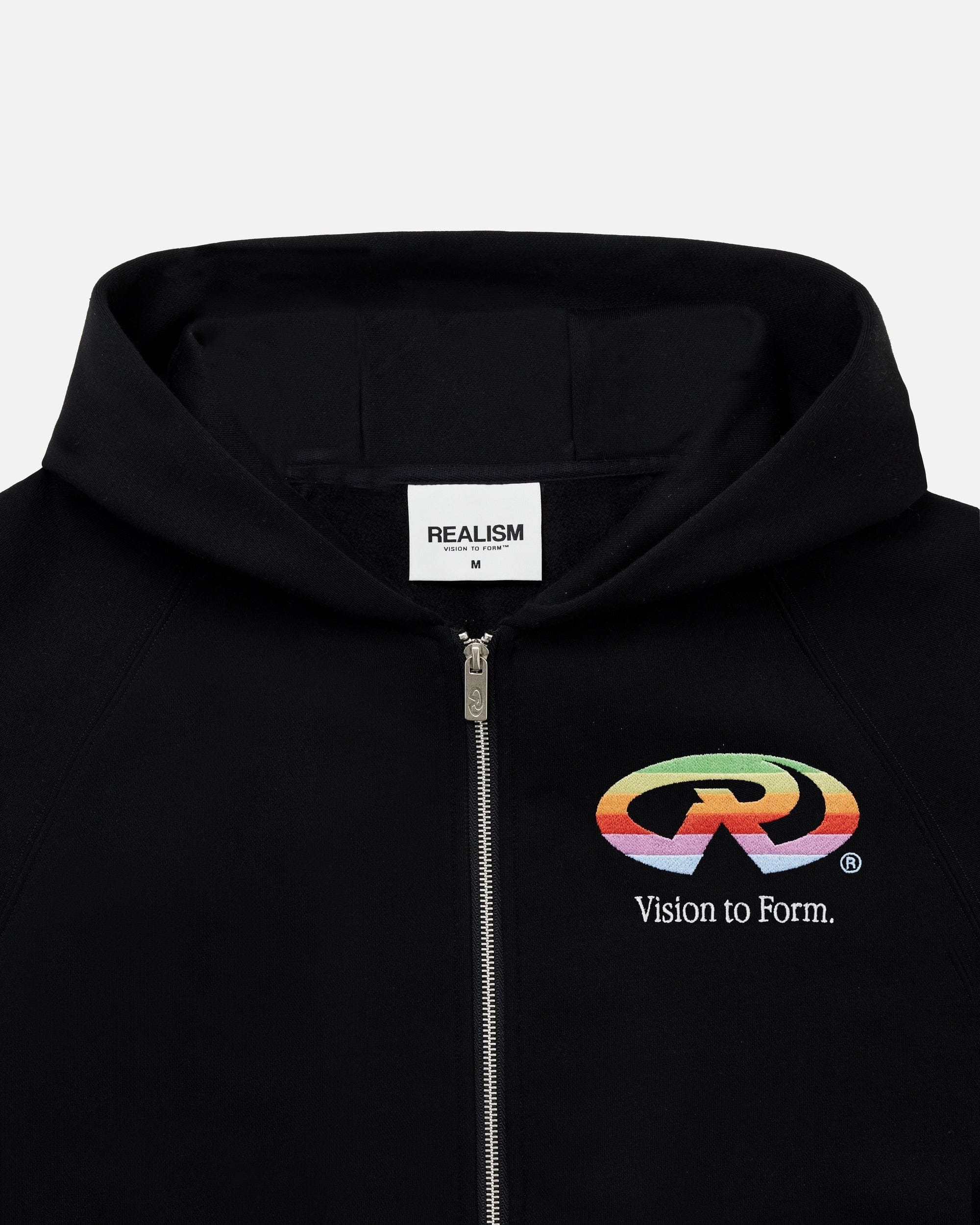 Realism SSS REALISM THINK REAL ZIP HOODIE BLACK