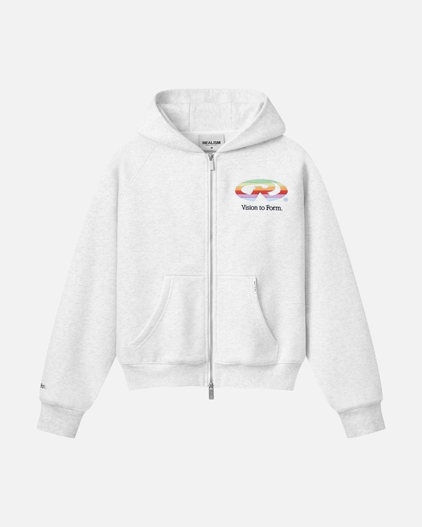 Realism SSS REALISM THINK REAL ZIP HOODIE SNOW MARLE