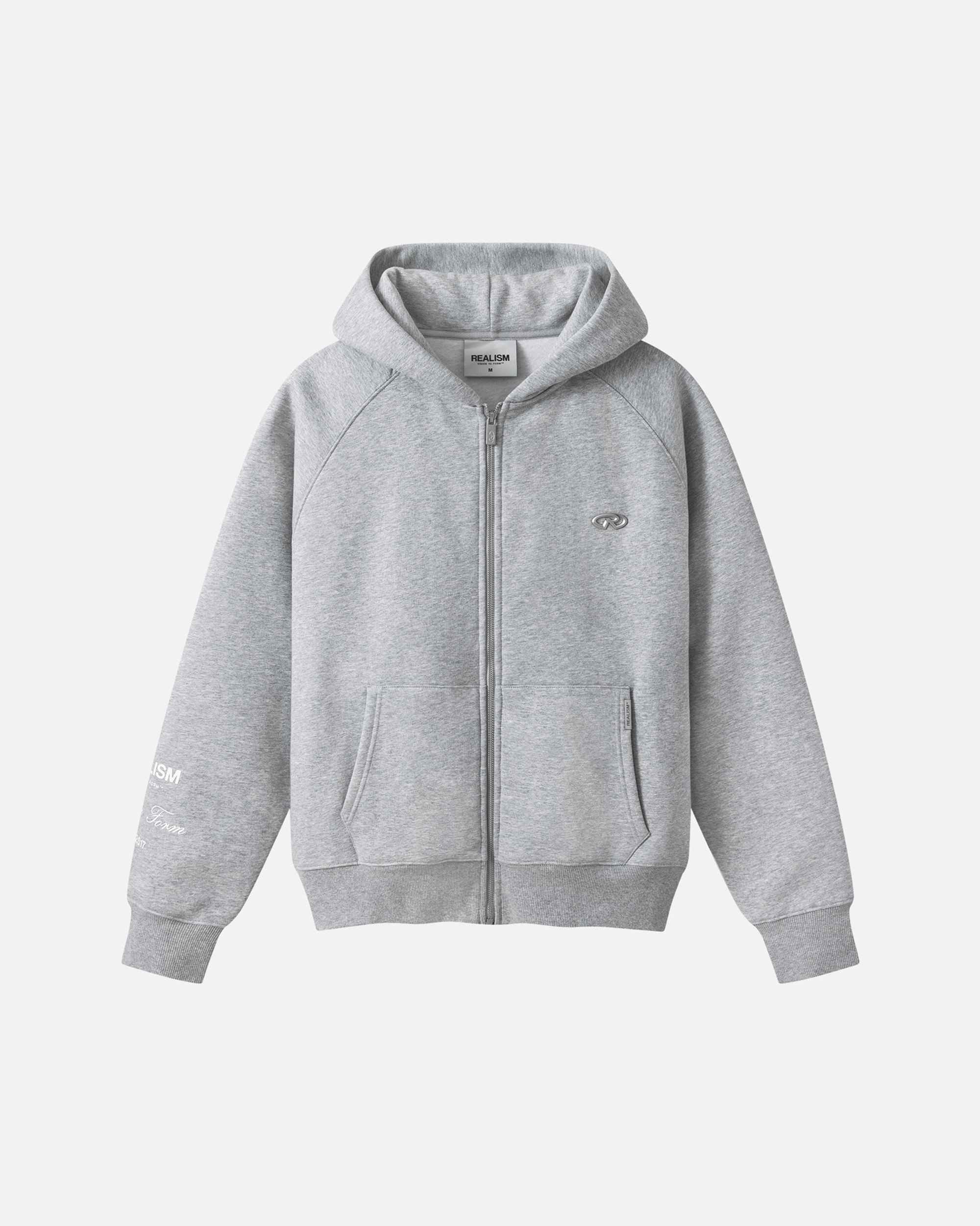 Realism SSS REALISM RADIANT ZIP HOODIE V2 GREY MARLE