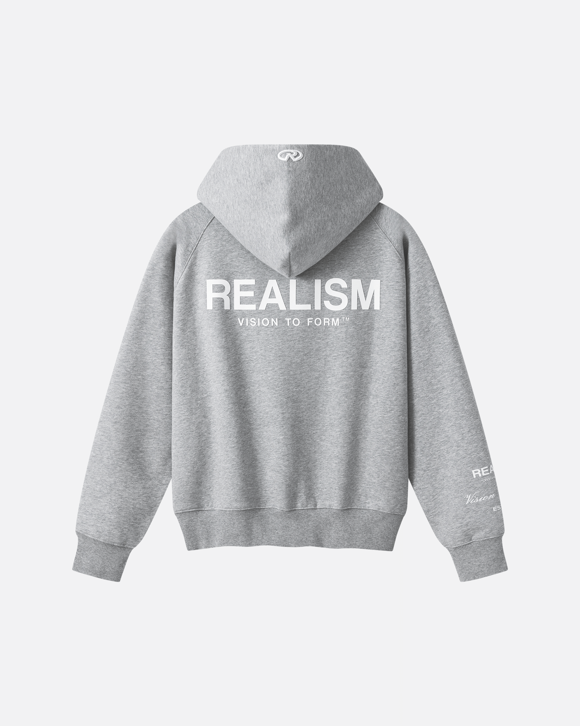Realism SSS REALISM RADIANT ZIP HOODIE V2 GREY MARLE