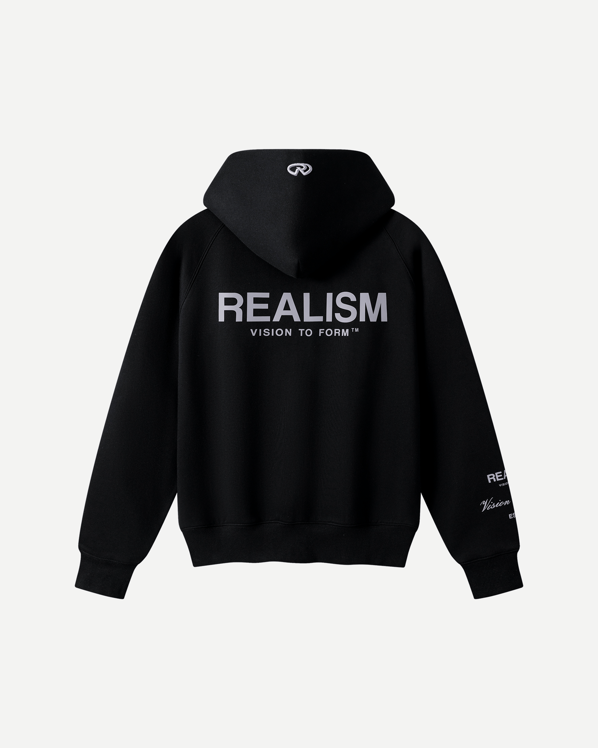 Realism SSS REALISM RADIANT ZIP HOODIE V2 BLACK