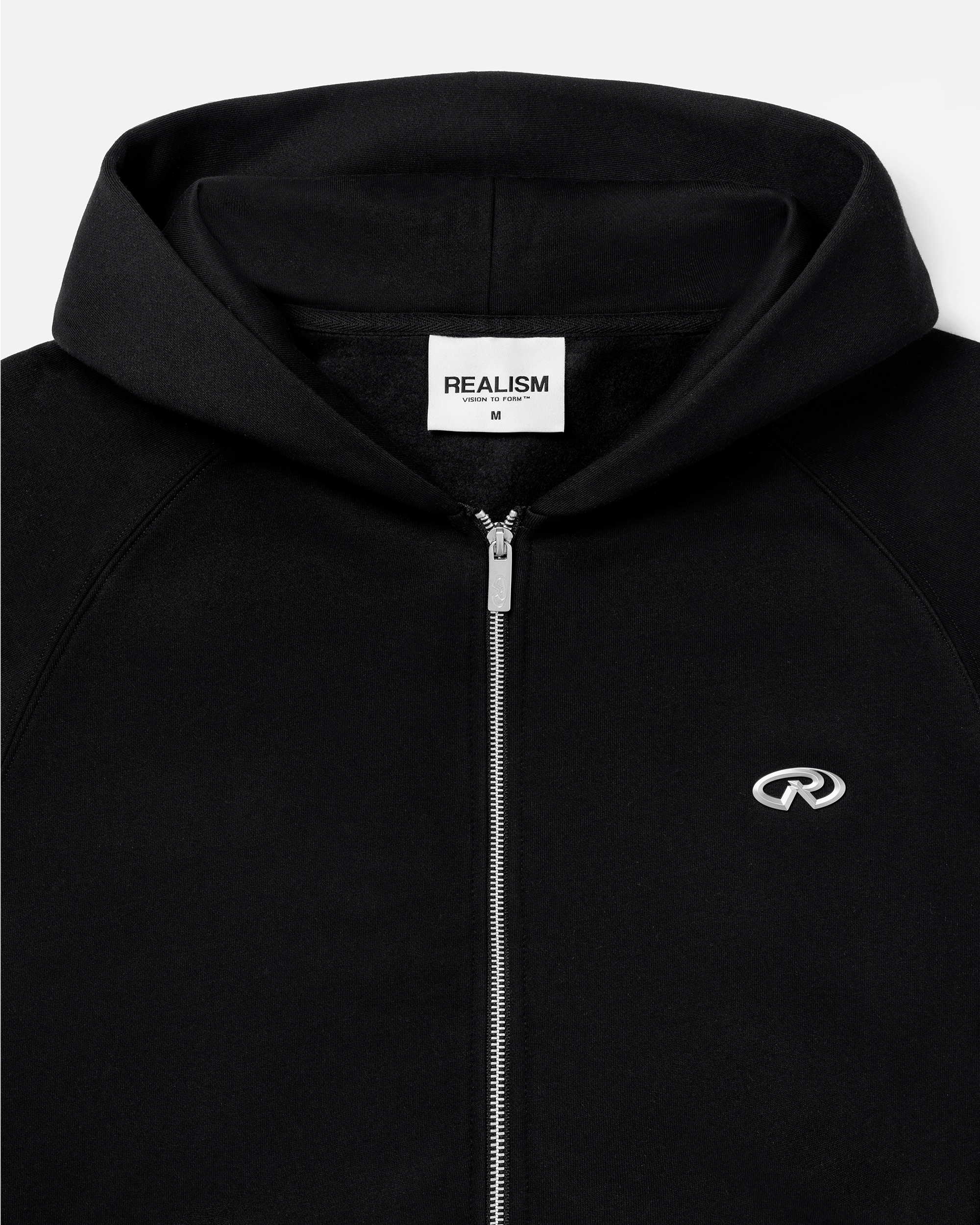 Realism SSS REALISM RADIANT ZIP HOODIE V2 BLACK