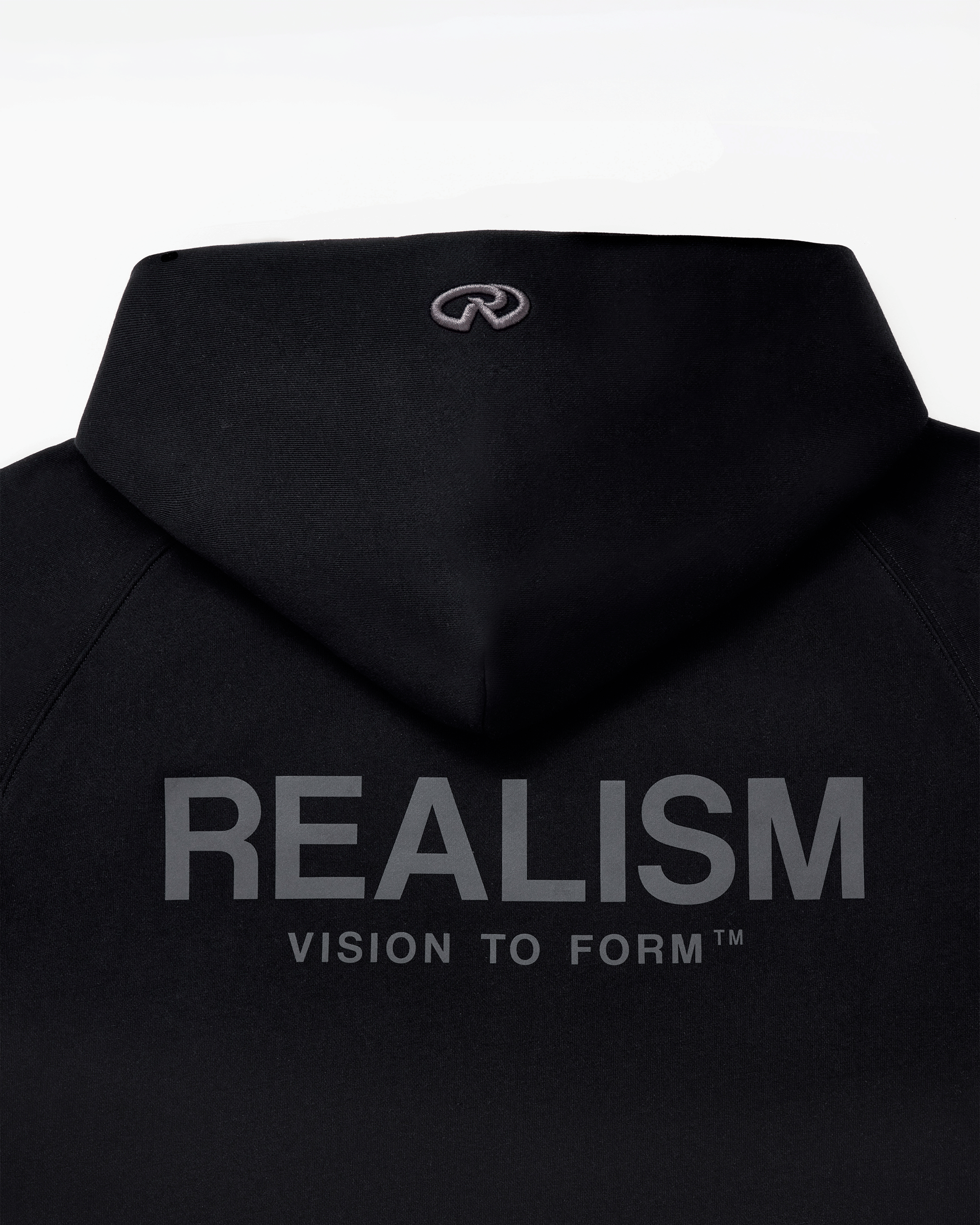 Realism SSS REALISM RADIANT ZIP HOODIE V2 REFLECTIVE BLACK