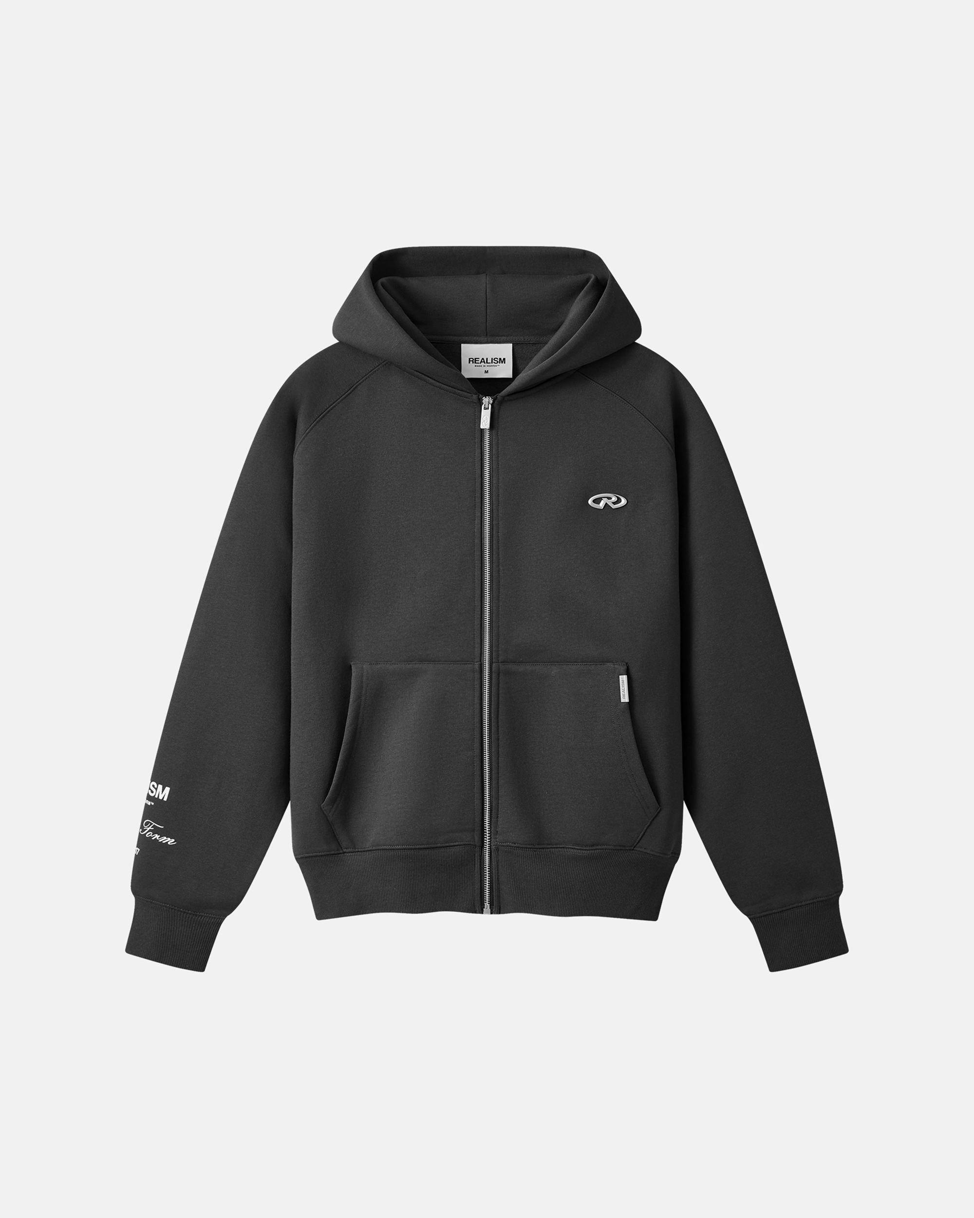 Realism SSS REALISM RADIANT ZIP HOODIE V2 ASPHALT