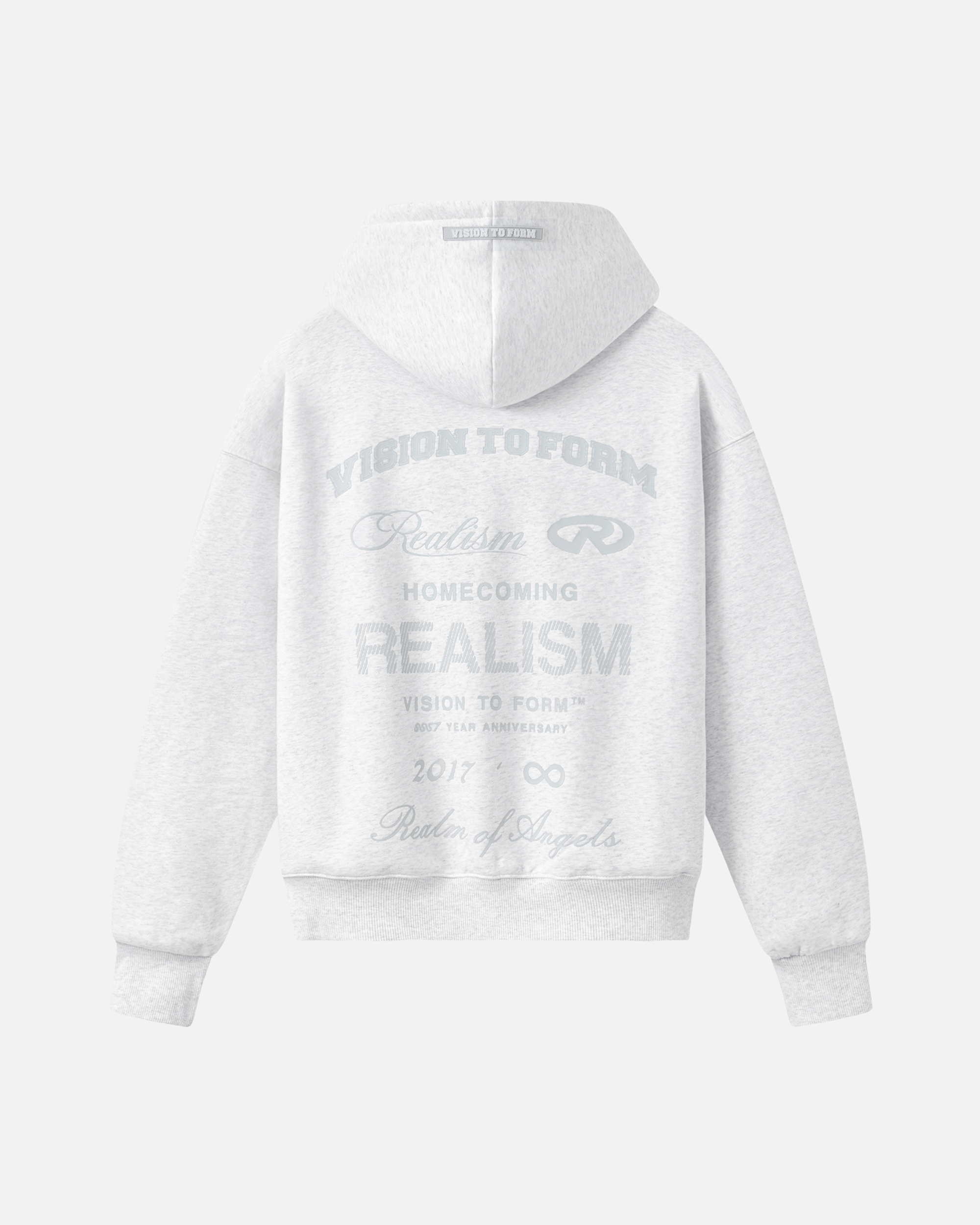 Realism SSS REALISM HOMECOMING ZIP HOODIE V2 SNOW MARLE