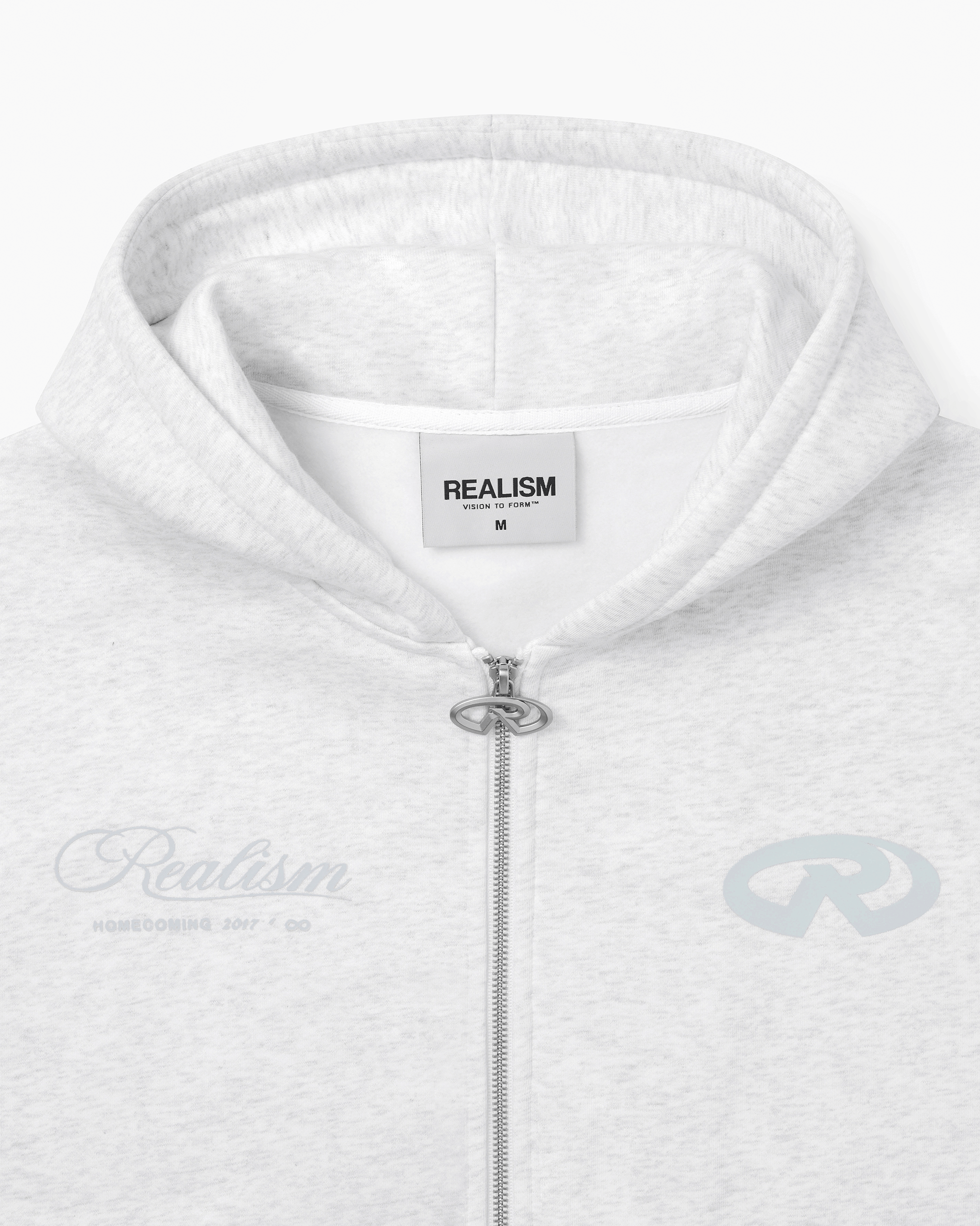 Realism SSS REALISM HOMECOMING ZIP HOODIE V2 SNOW MARLE