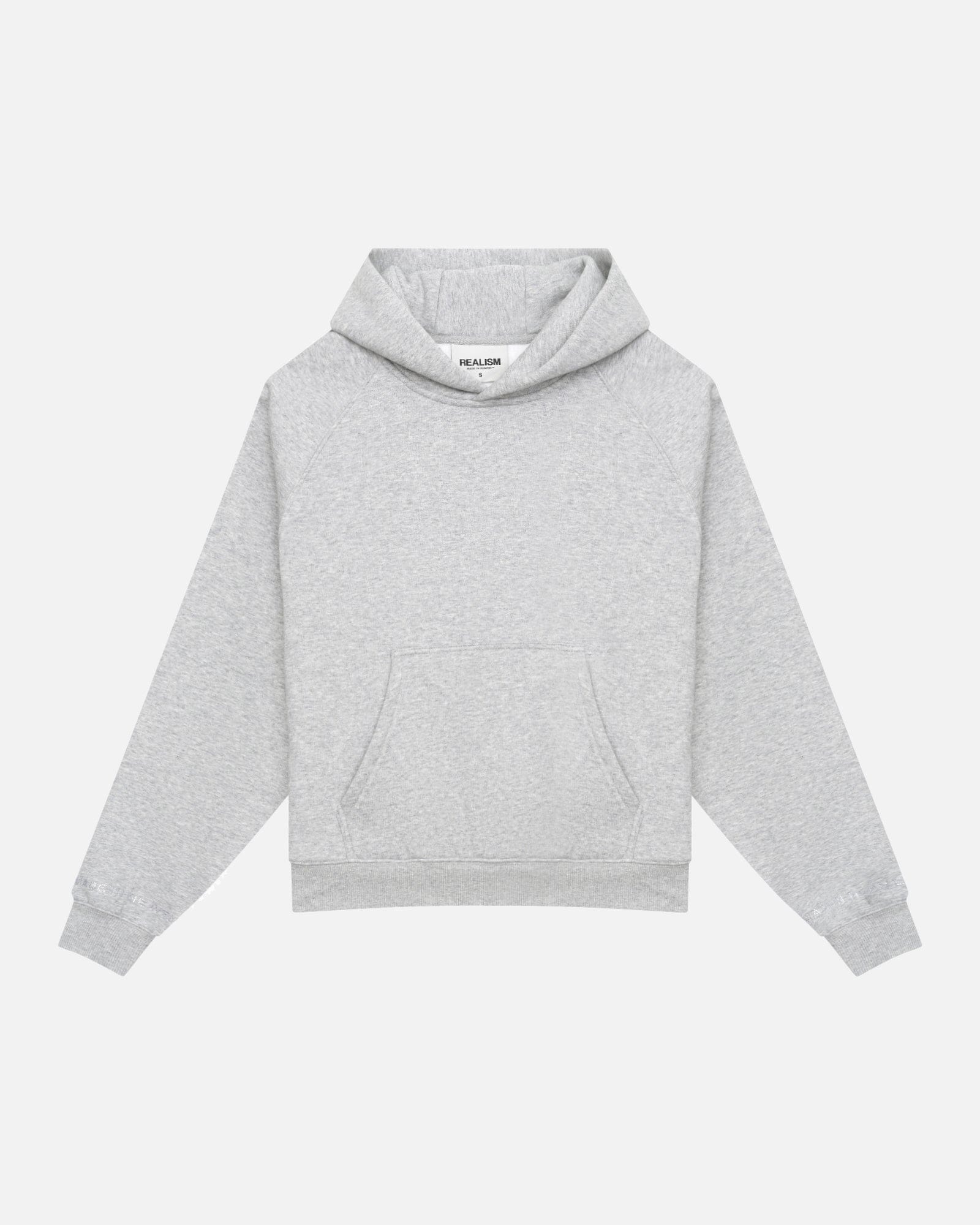 Realism SSS REALISM GLIMMER LOGO HOODIE GREY MARLE
