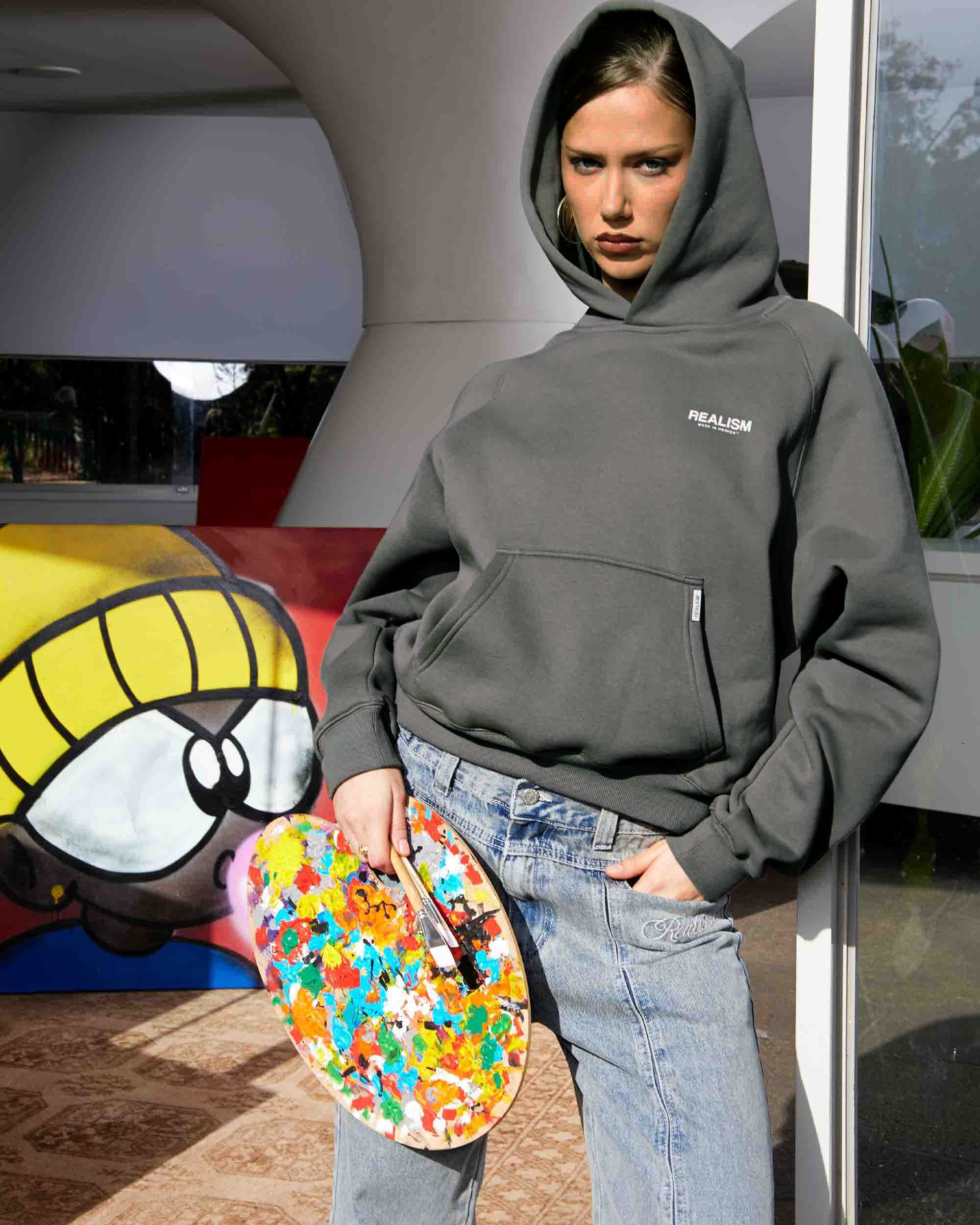 Realism SSS REALISM STUDIO HOODIE COOL GREY