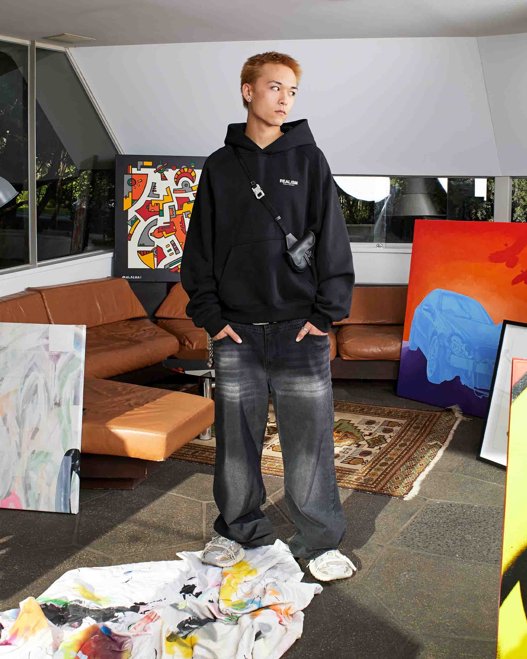 Realism SSS REALISM STUDIO HOODIE BLACK
