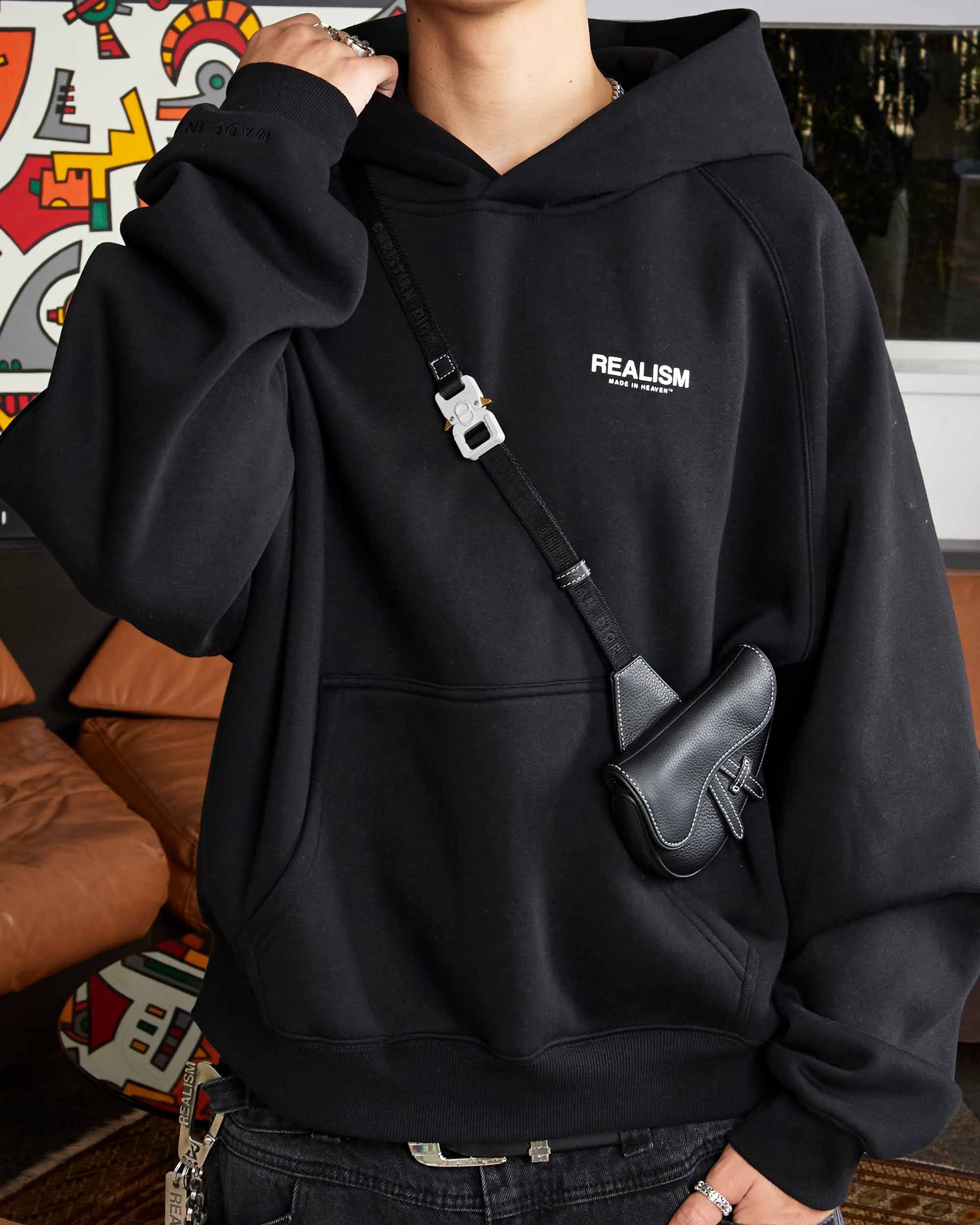 Realism SSS REALISM STUDIO HOODIE BLACK