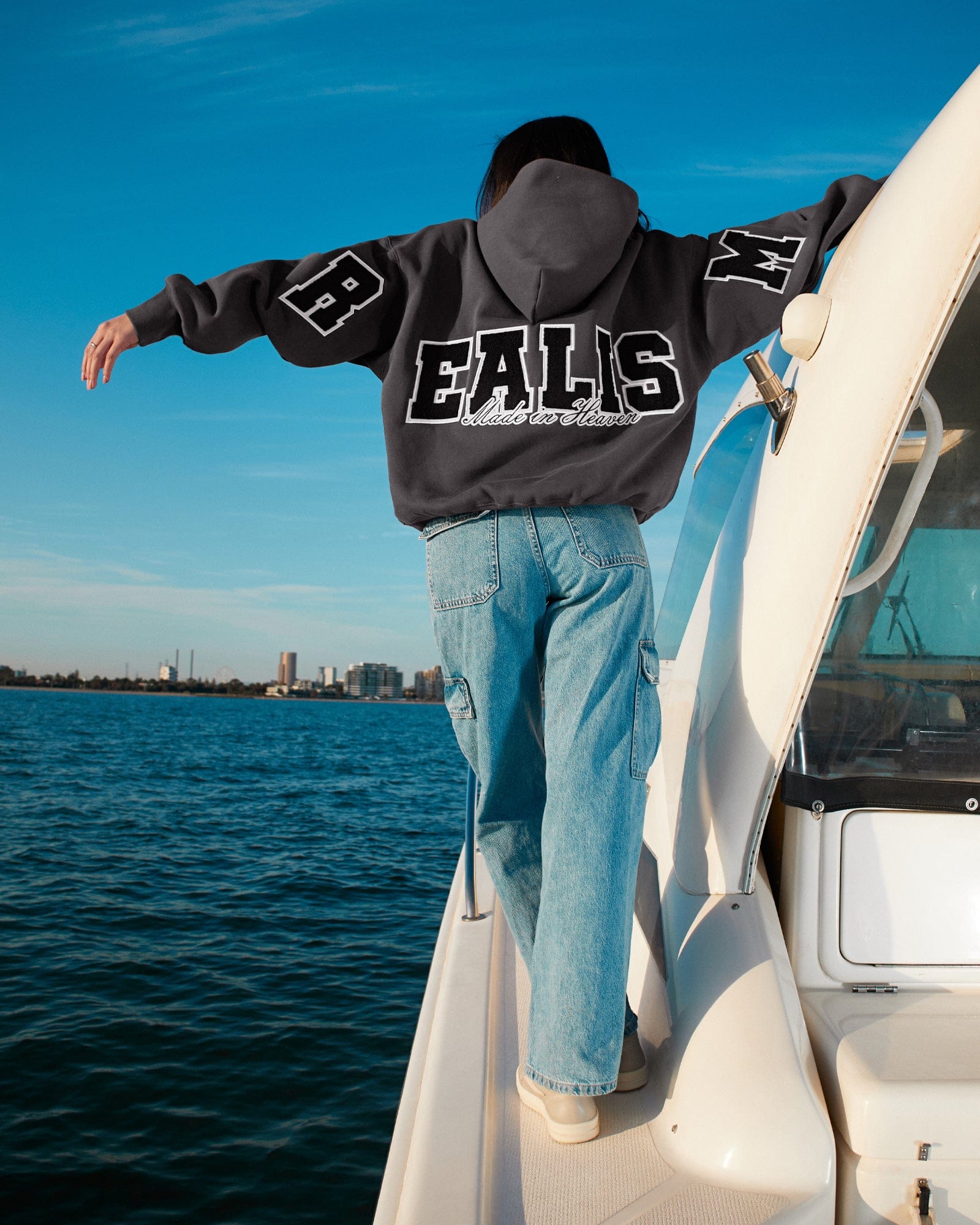 Realism SSS REALISM COLLEGE TEAM HOODIE V2 ASPHALT