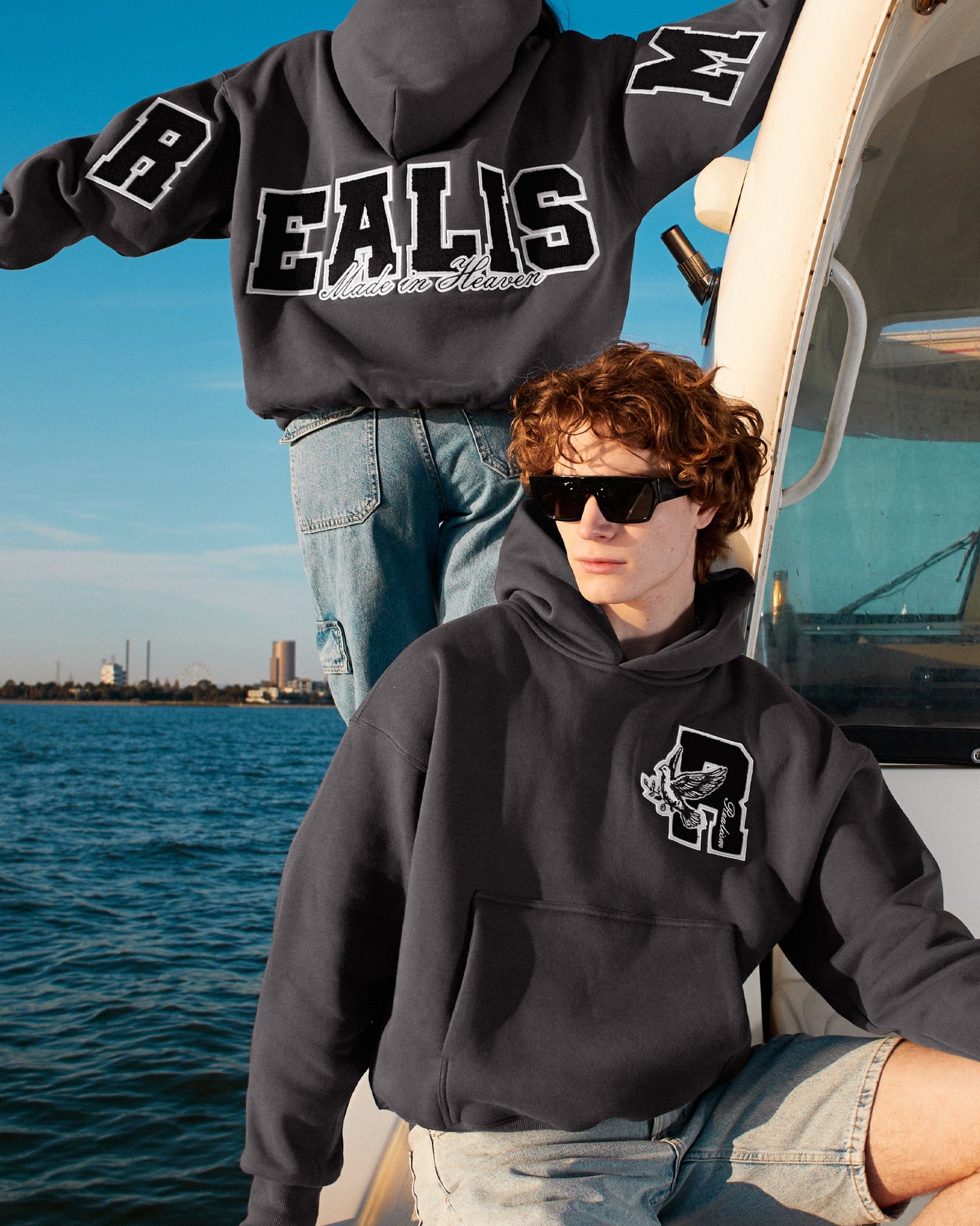 Realism SSS REALISM COLLEGE TEAM HOODIE V2 ASPHALT