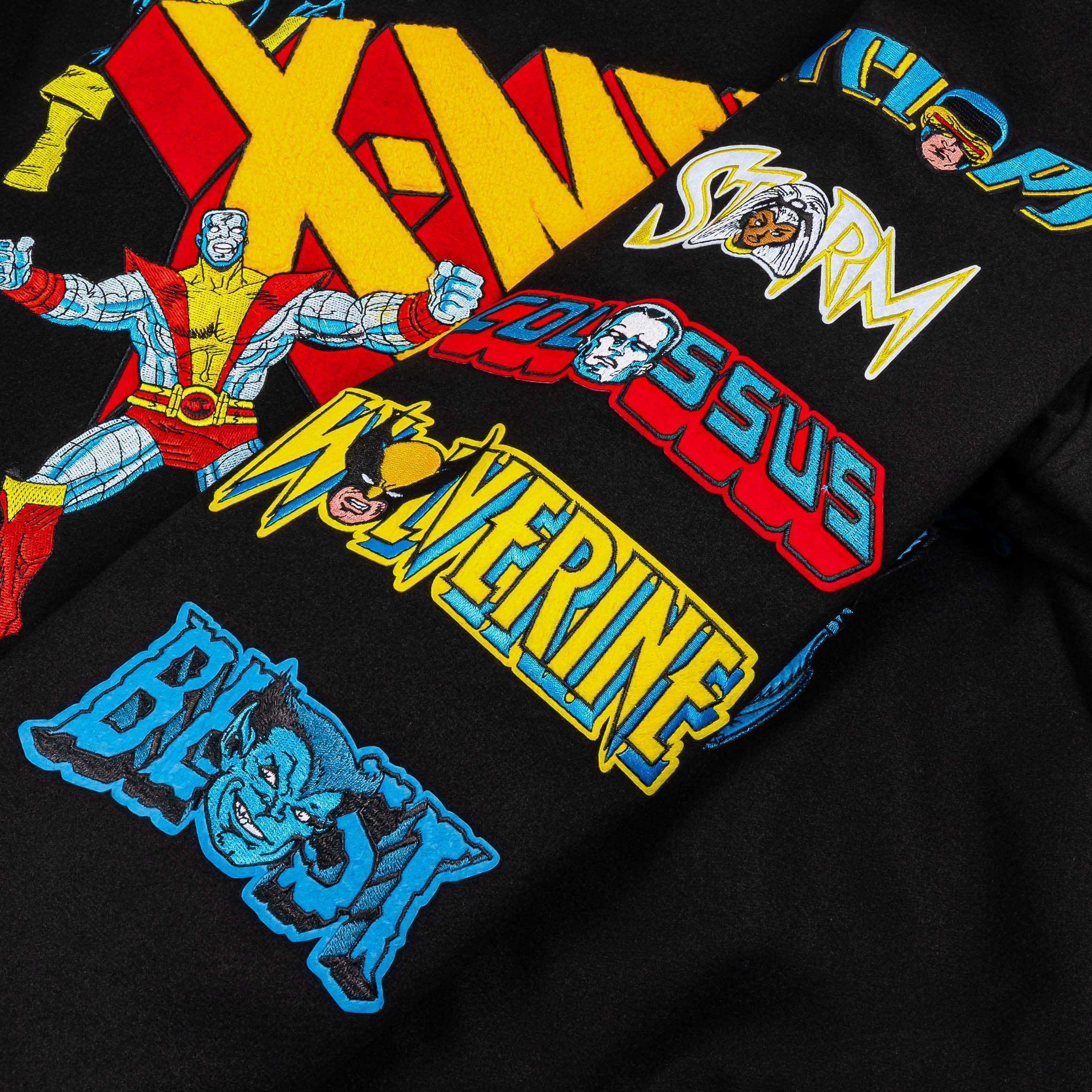 Marvel x SP Marvel By Shoe Palace Team x Men Varsity Mens Jacket (Black/Yellow)