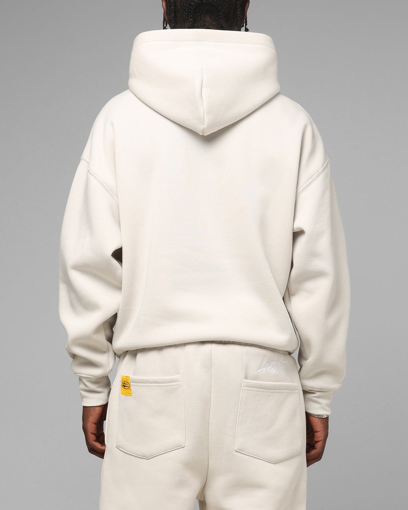 Loiter Hybrid Hoodie Stone