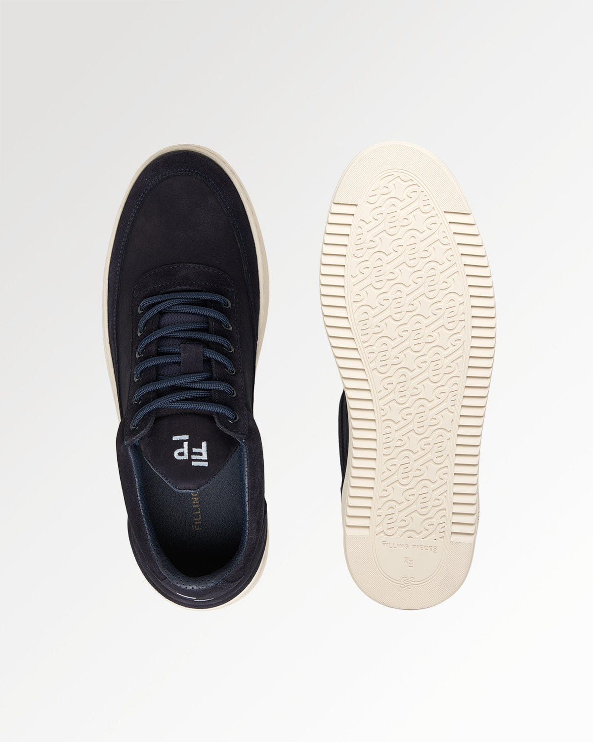 Conventional Low Top Suede Grain Navy