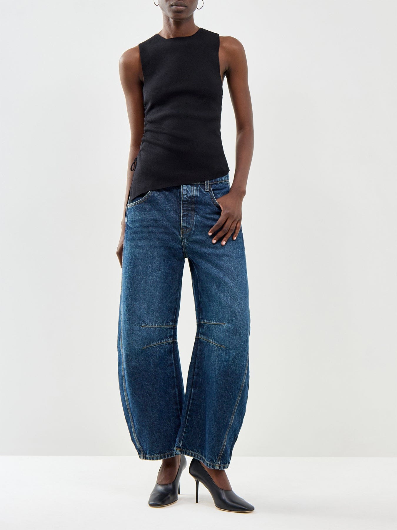ONLY Milo Tie Strap Tank Top Black