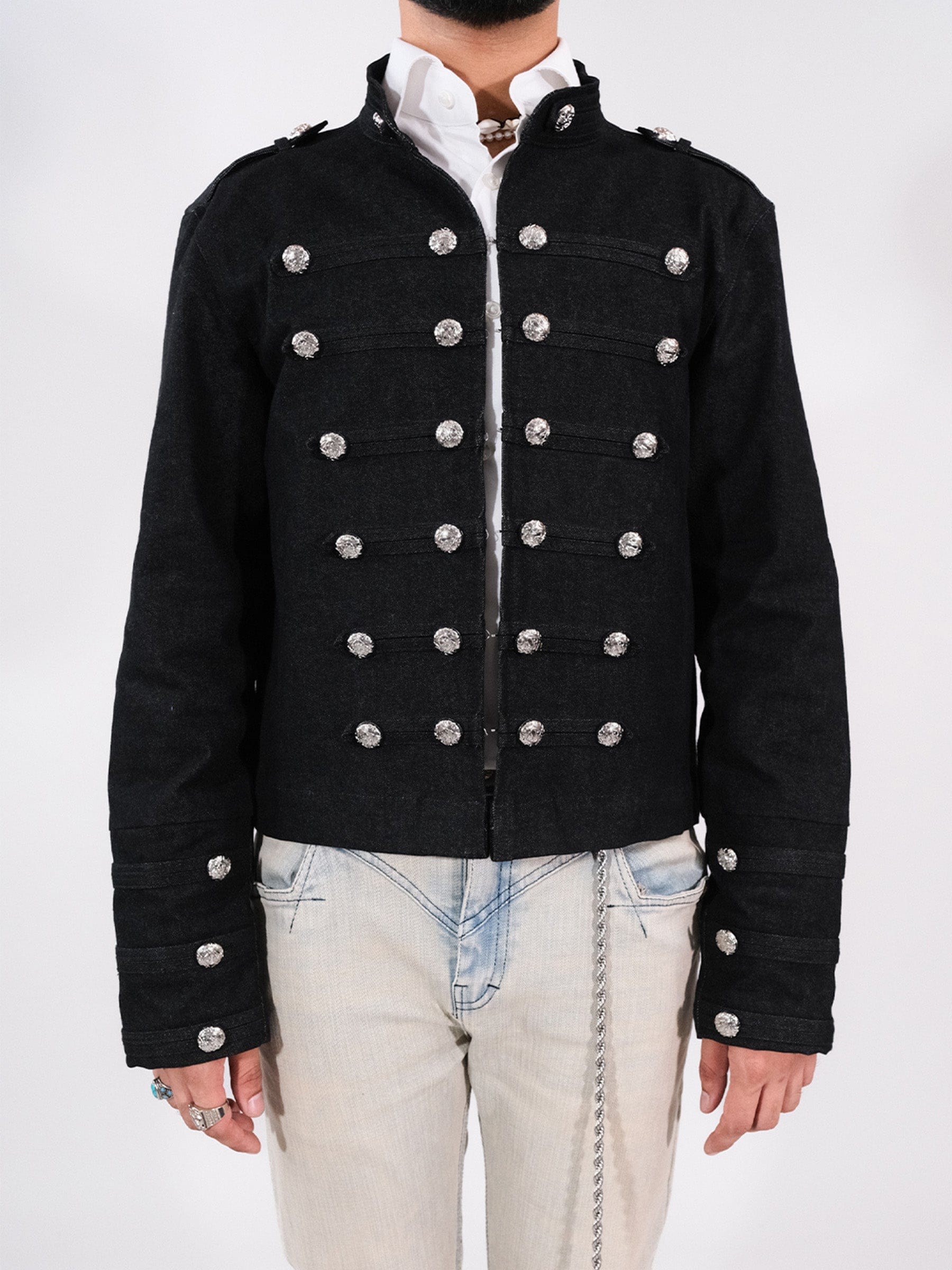 Leave The Rest NAPOLEON JACKET - CARBON BLACK
