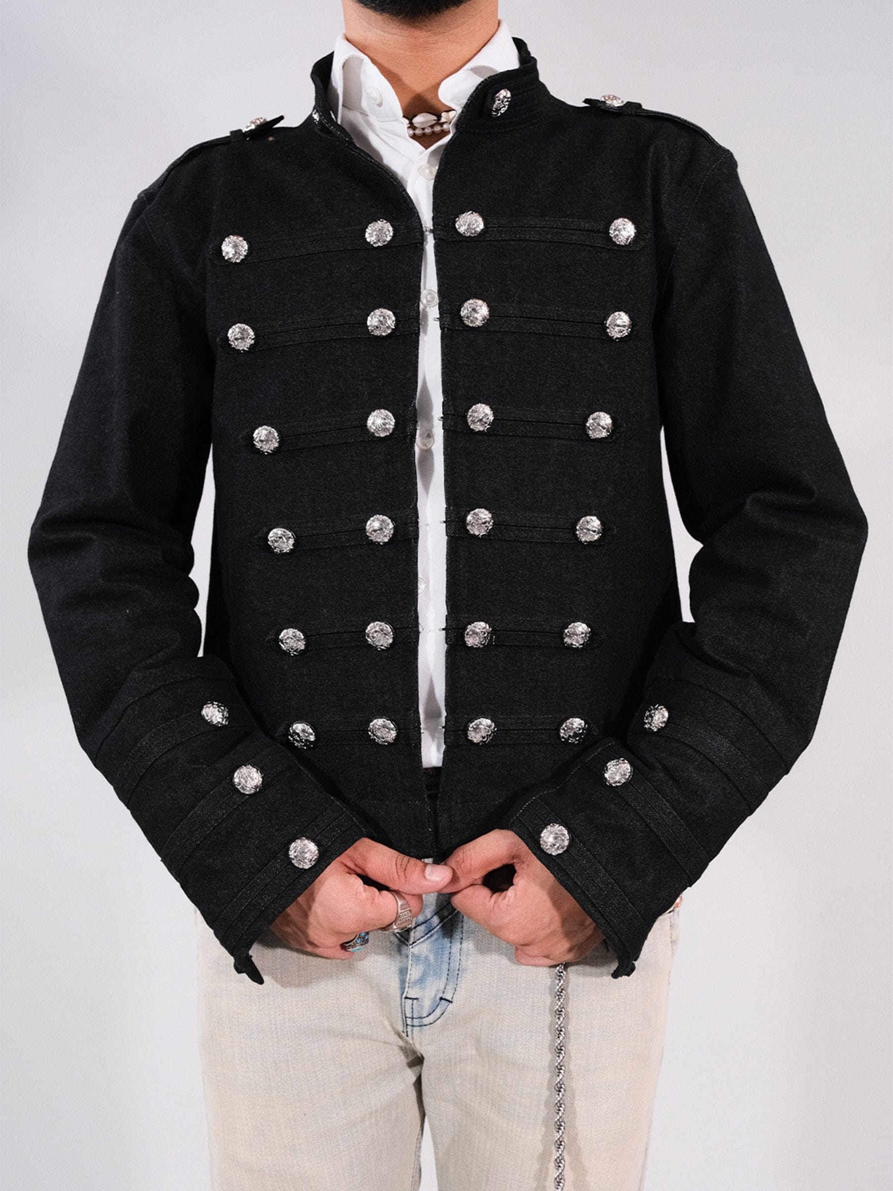 Leave The Rest NAPOLEON JACKET - CARBON BLACK