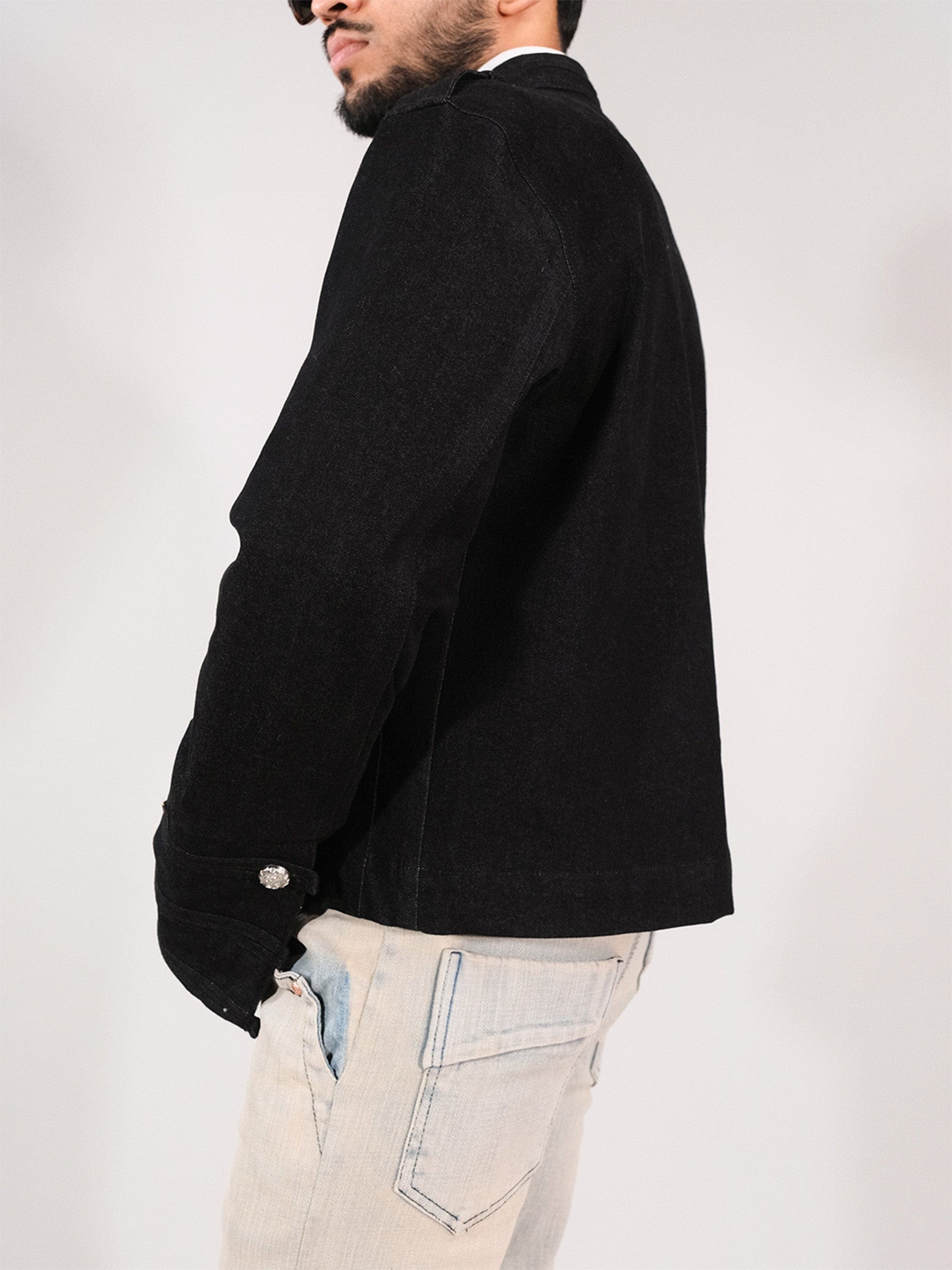 Leave The Rest NAPOLEON JACKET - CARBON BLACK
