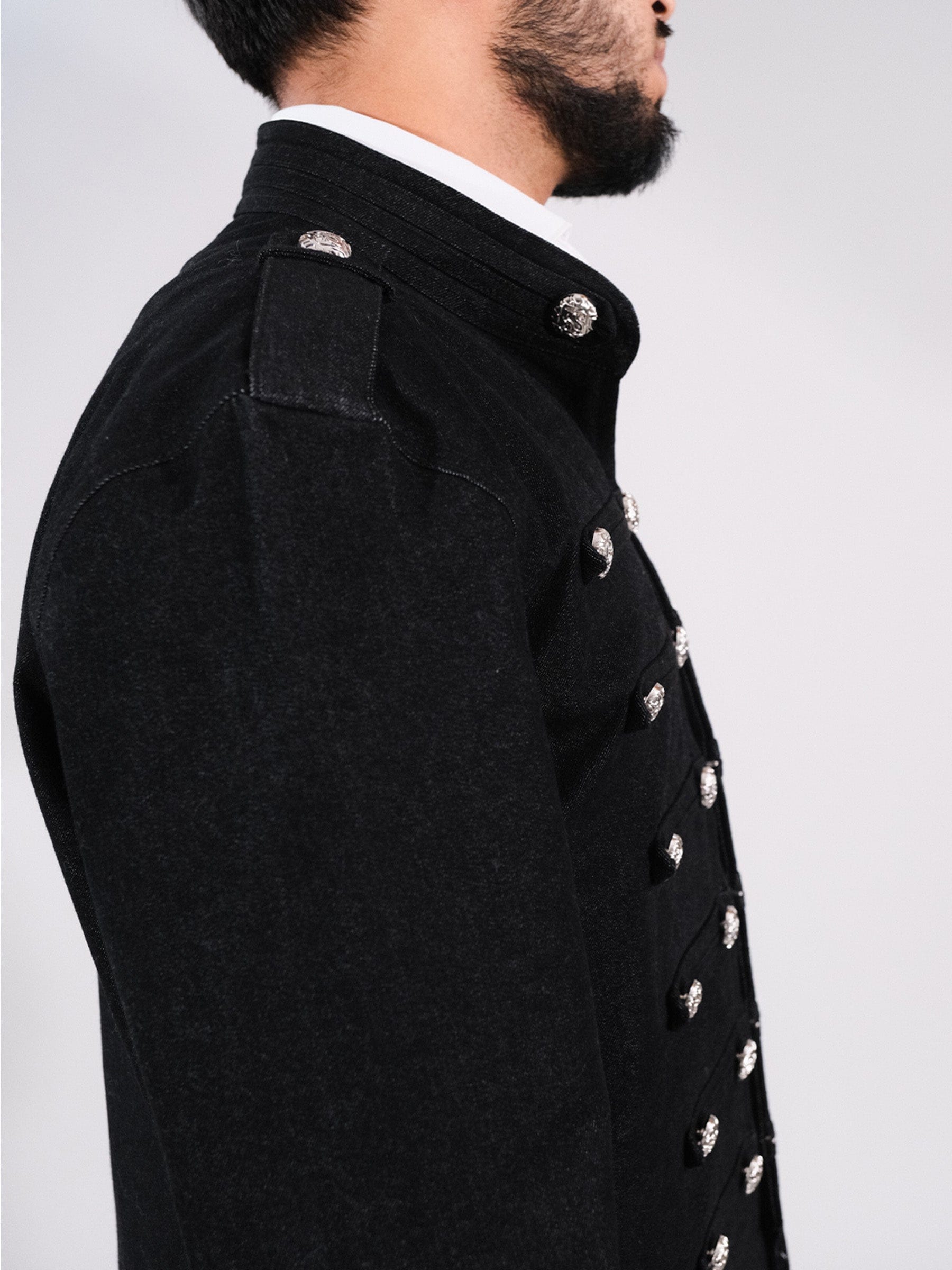 Leave The Rest NAPOLEON JACKET - CARBON BLACK