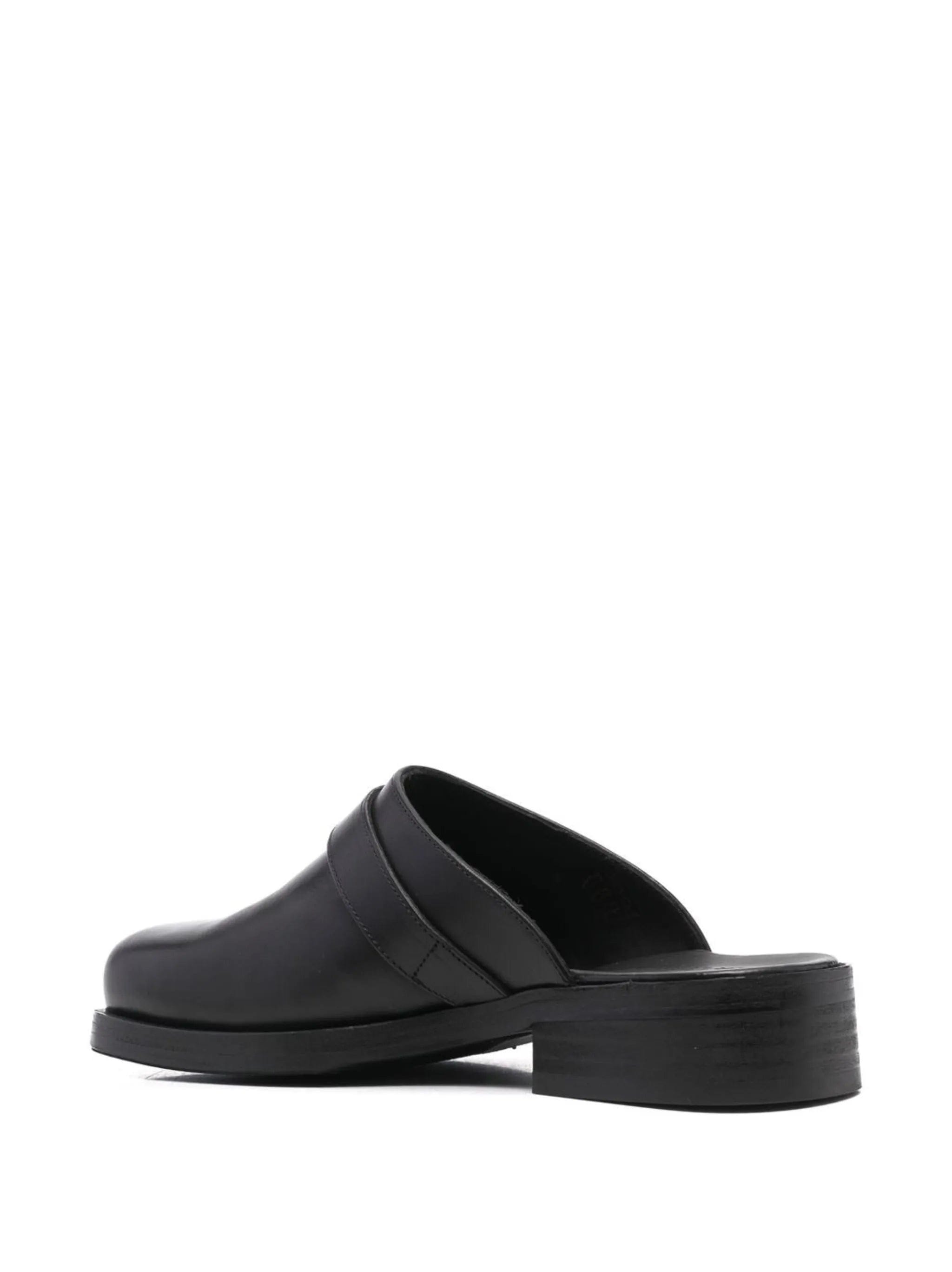 OUR Legacy buckle - detail mules