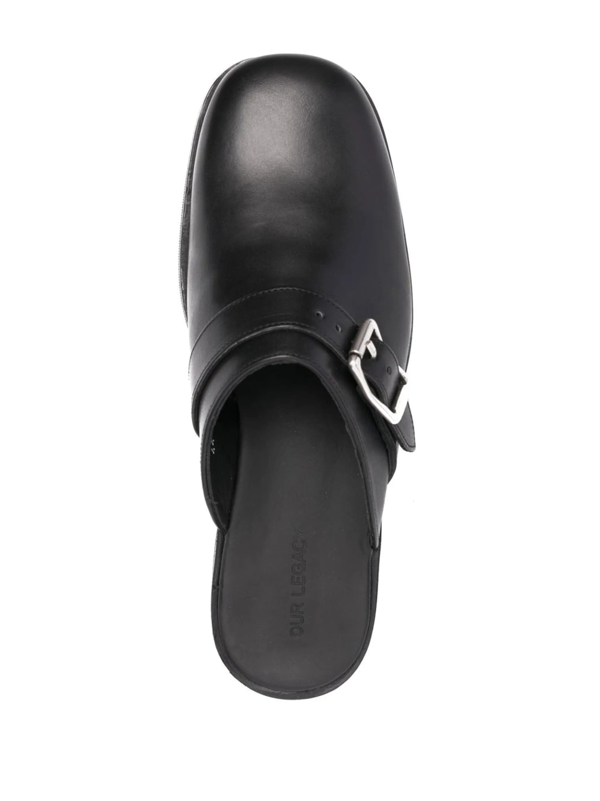 OUR Legacy buckle - detail mules