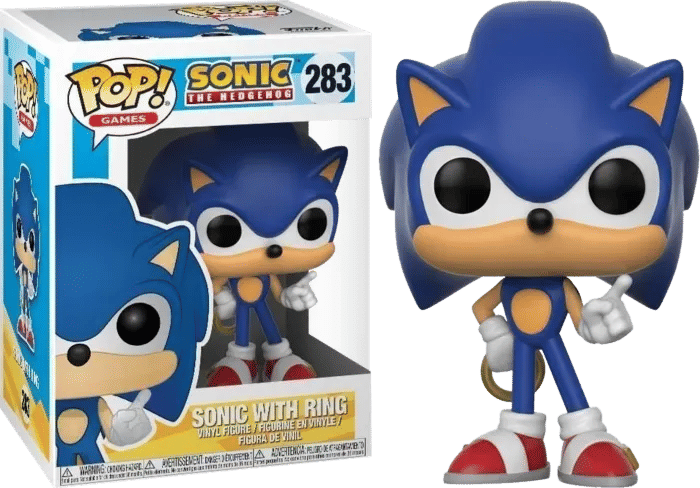 Funko Sonic the Hedgehog - Sonic with Ring Pop! Vinyl