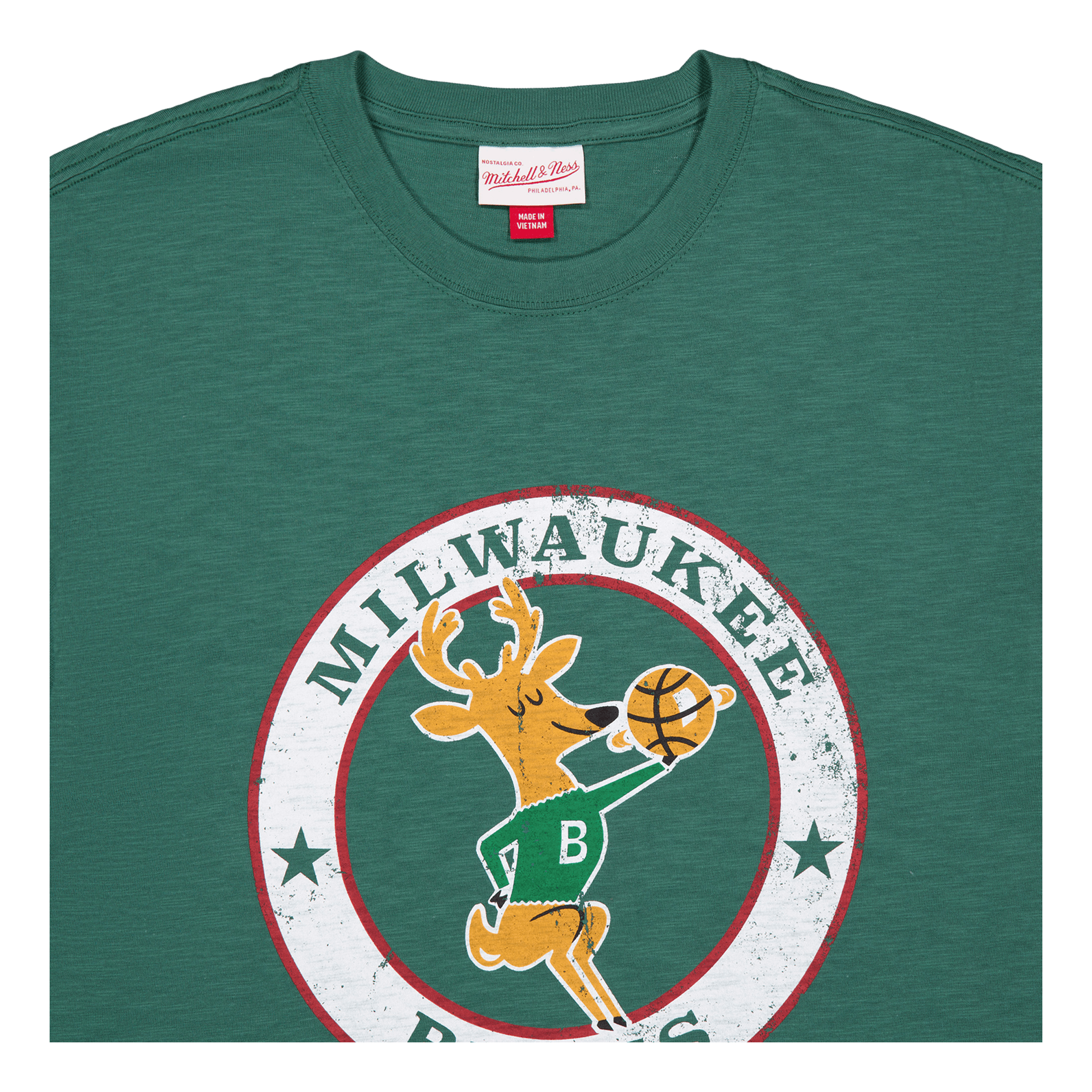 Mitchell & Ness Legendary Slub Ss T-Shirt Dark Green
