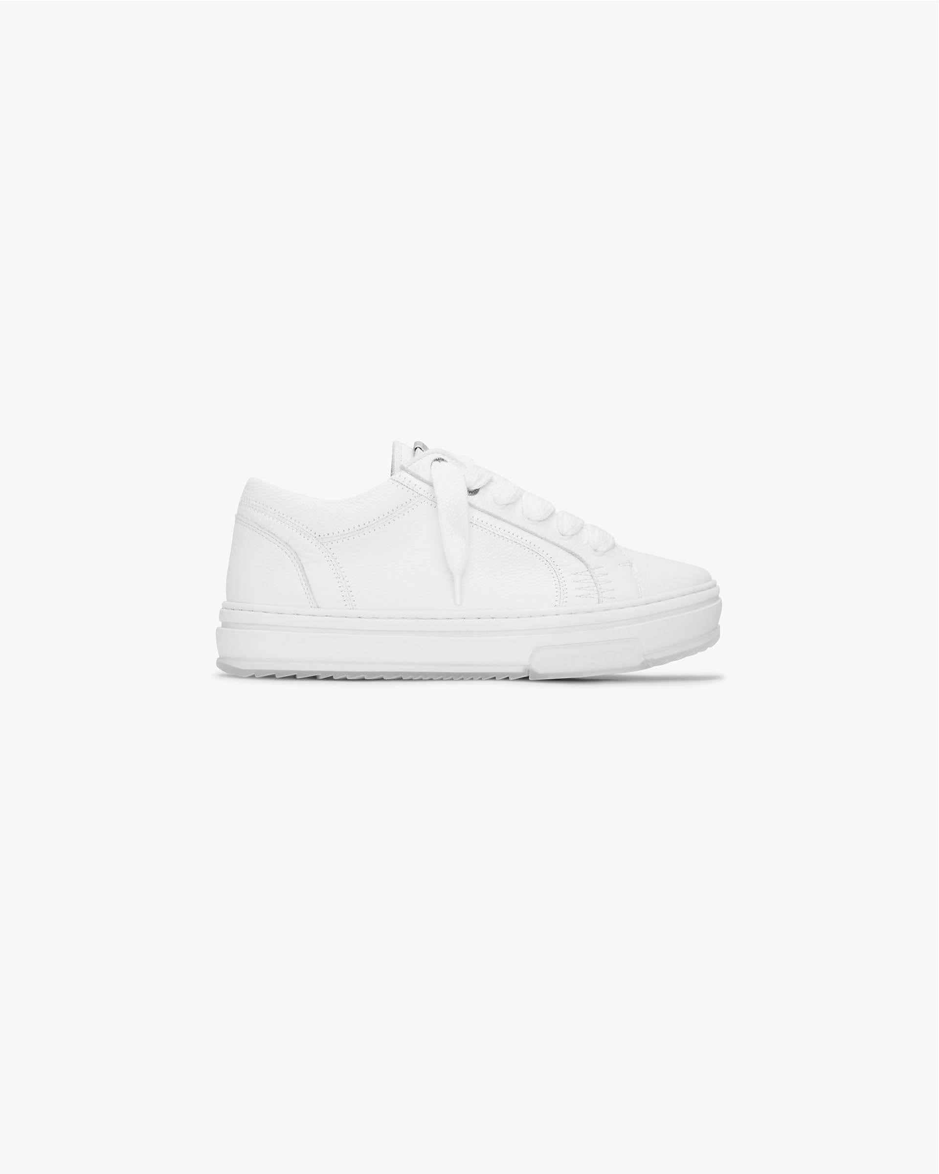 SS24 Other HTN Low Tumbled Leather - Flat White