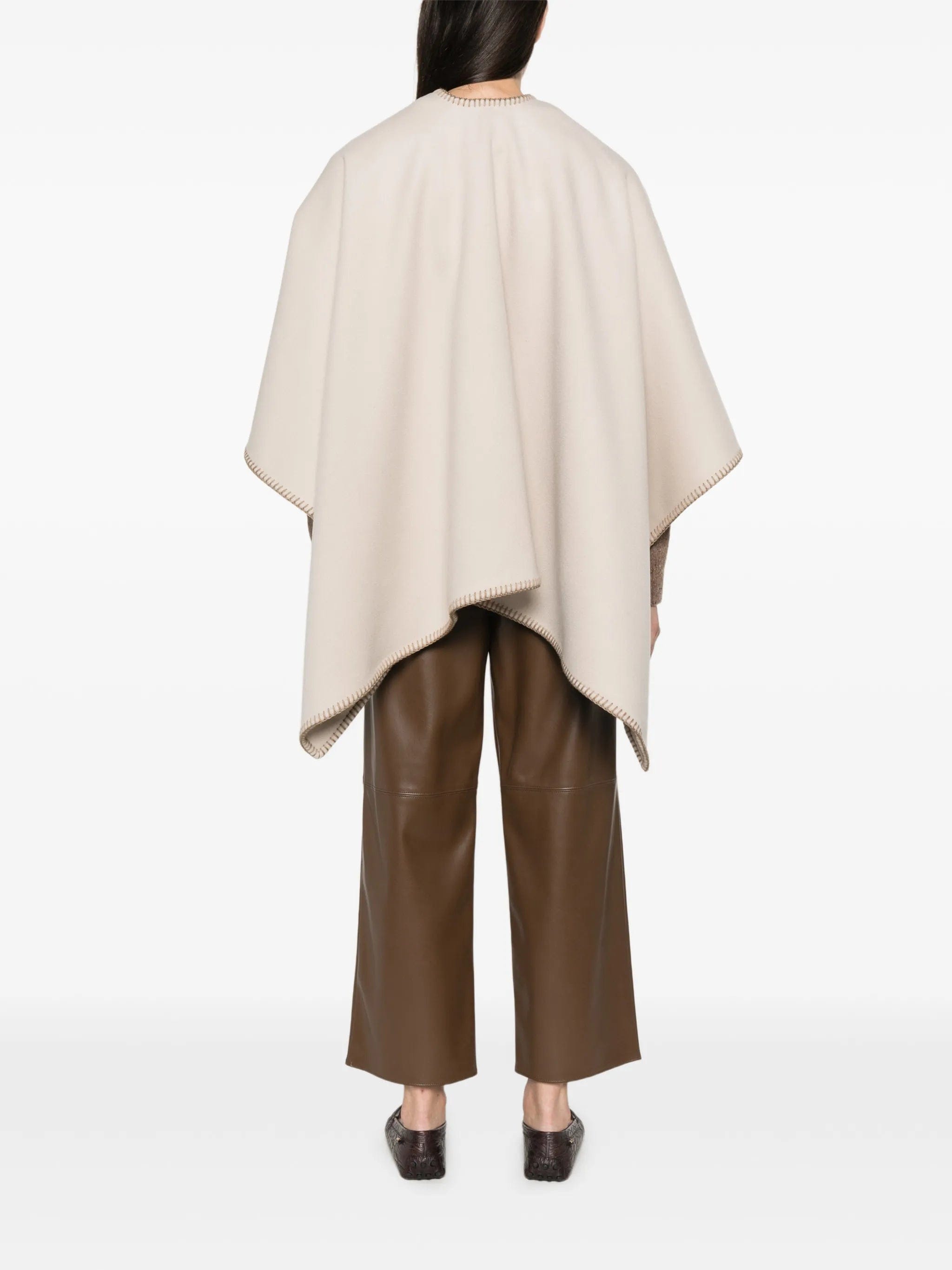 Max Mara Colomba belted blanket - stitch poncho